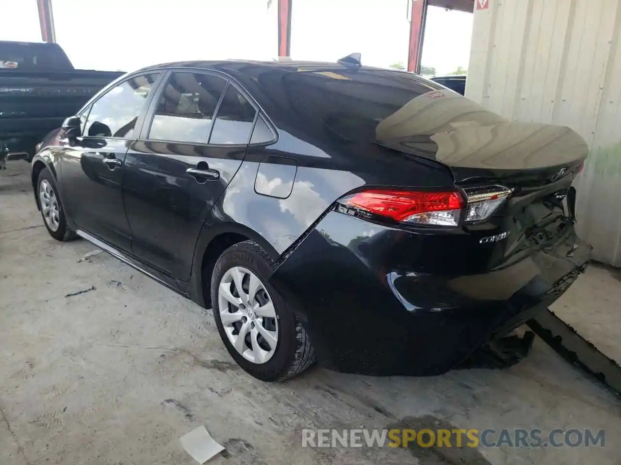 3 Photograph of a damaged car JTDEPMAE8MJ182856 TOYOTA COROLLA 2021