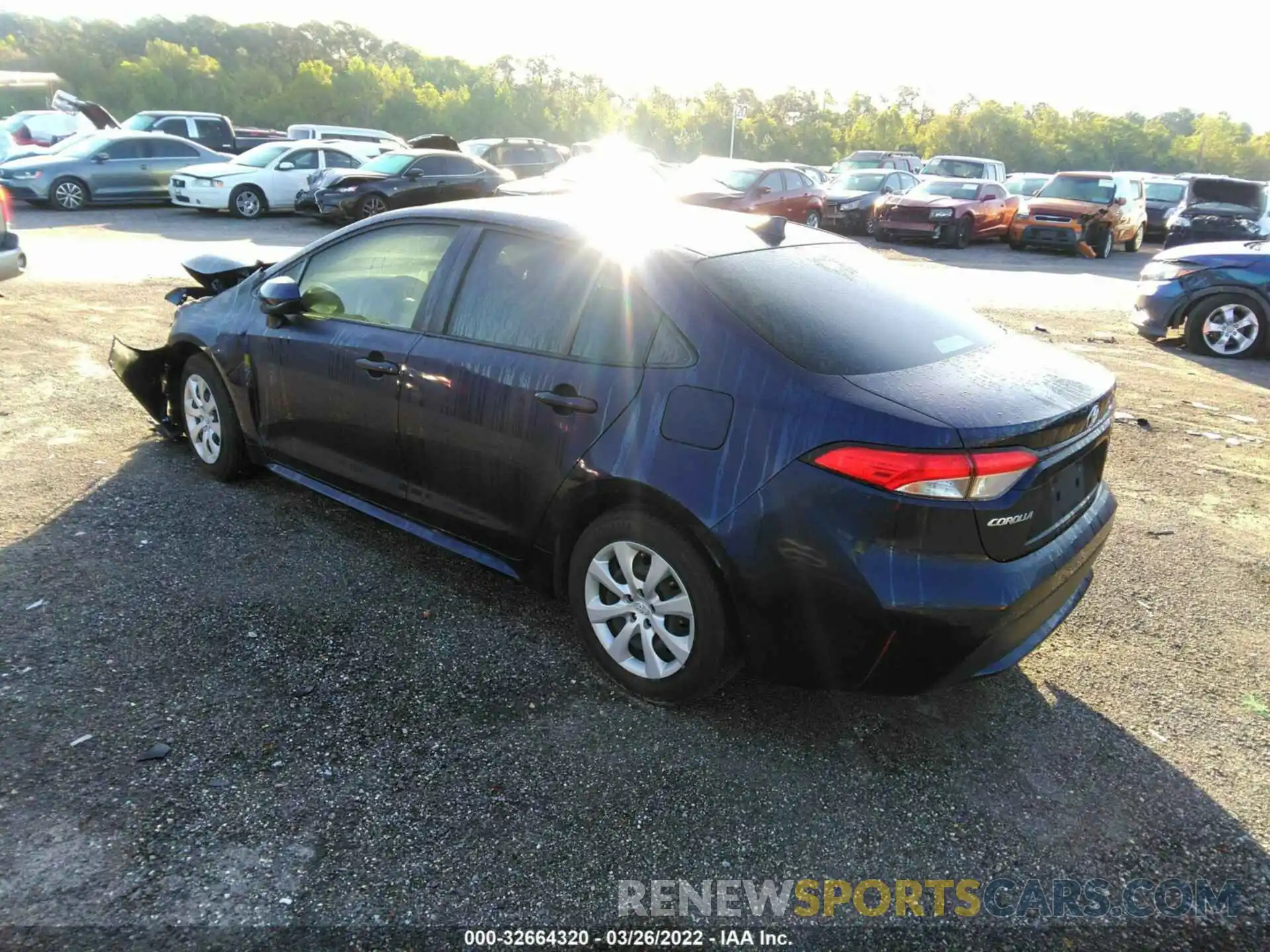 3 Photograph of a damaged car JTDEPMAE8MJ183036 TOYOTA COROLLA 2021