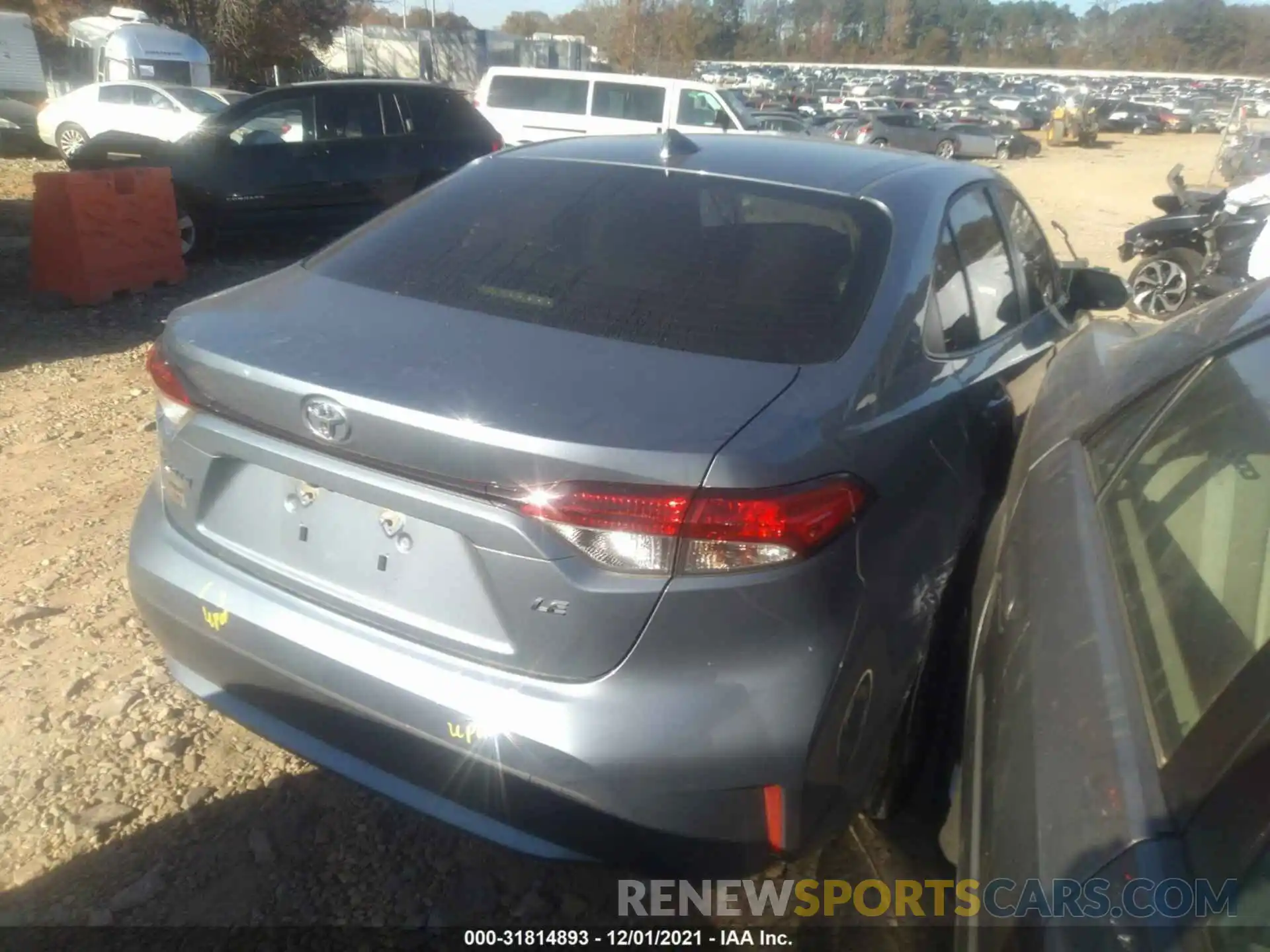 4 Photograph of a damaged car JTDEPMAE8MJ184574 TOYOTA COROLLA 2021