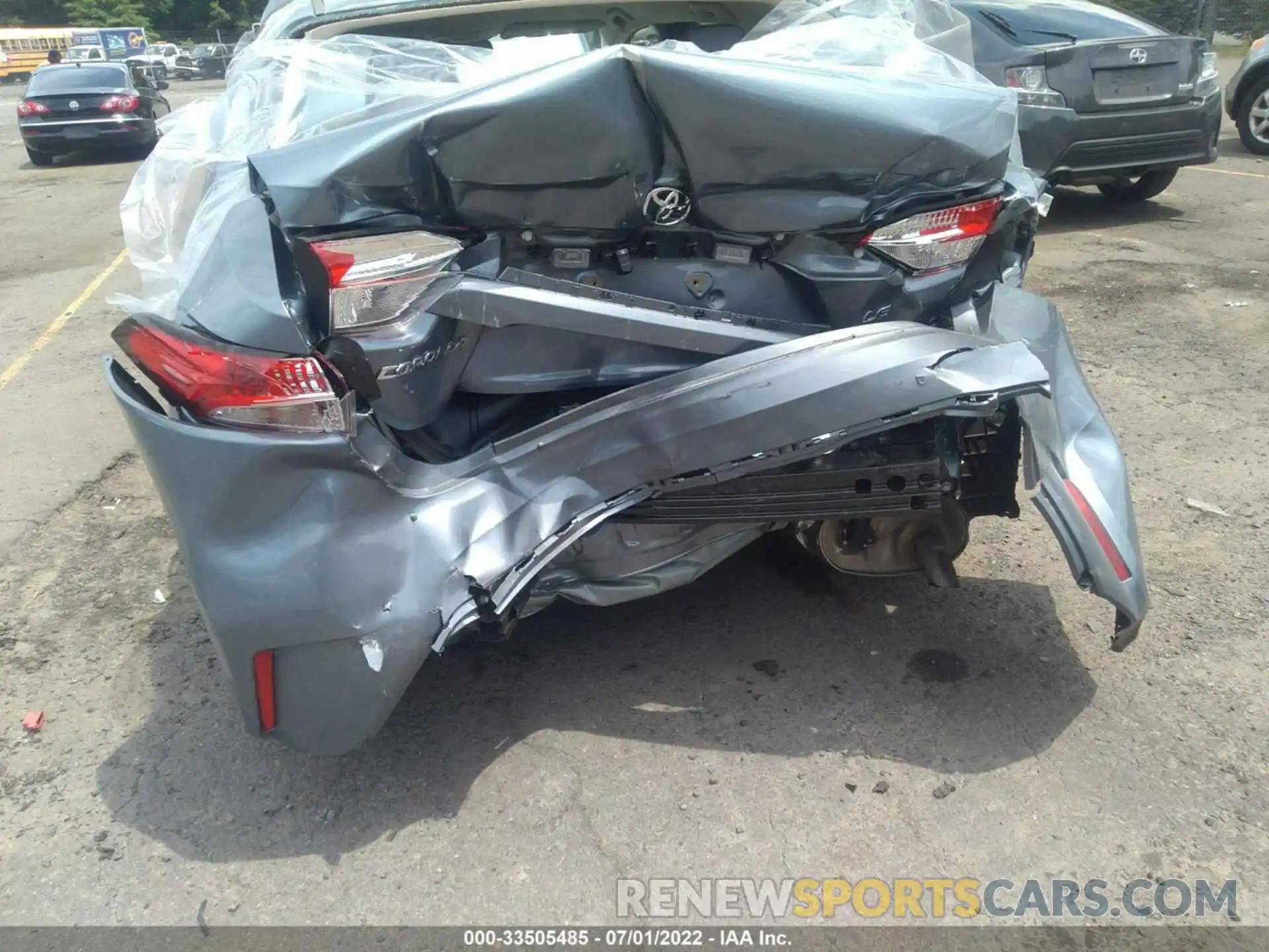 6 Photograph of a damaged car JTDEPMAE8MJ184624 TOYOTA COROLLA 2021