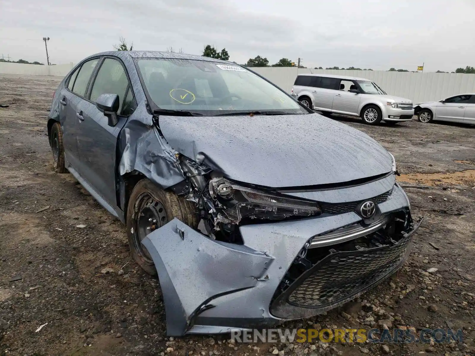 1 Photograph of a damaged car JTDEPMAE8MJ186308 TOYOTA COROLLA 2021