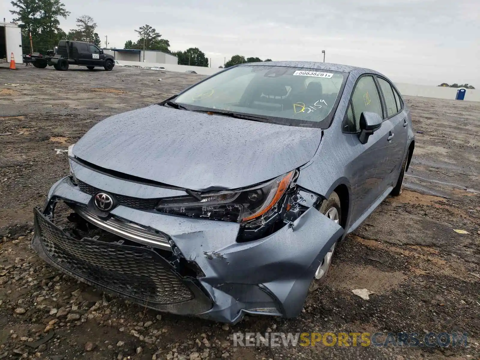 2 Photograph of a damaged car JTDEPMAE8MJ186308 TOYOTA COROLLA 2021