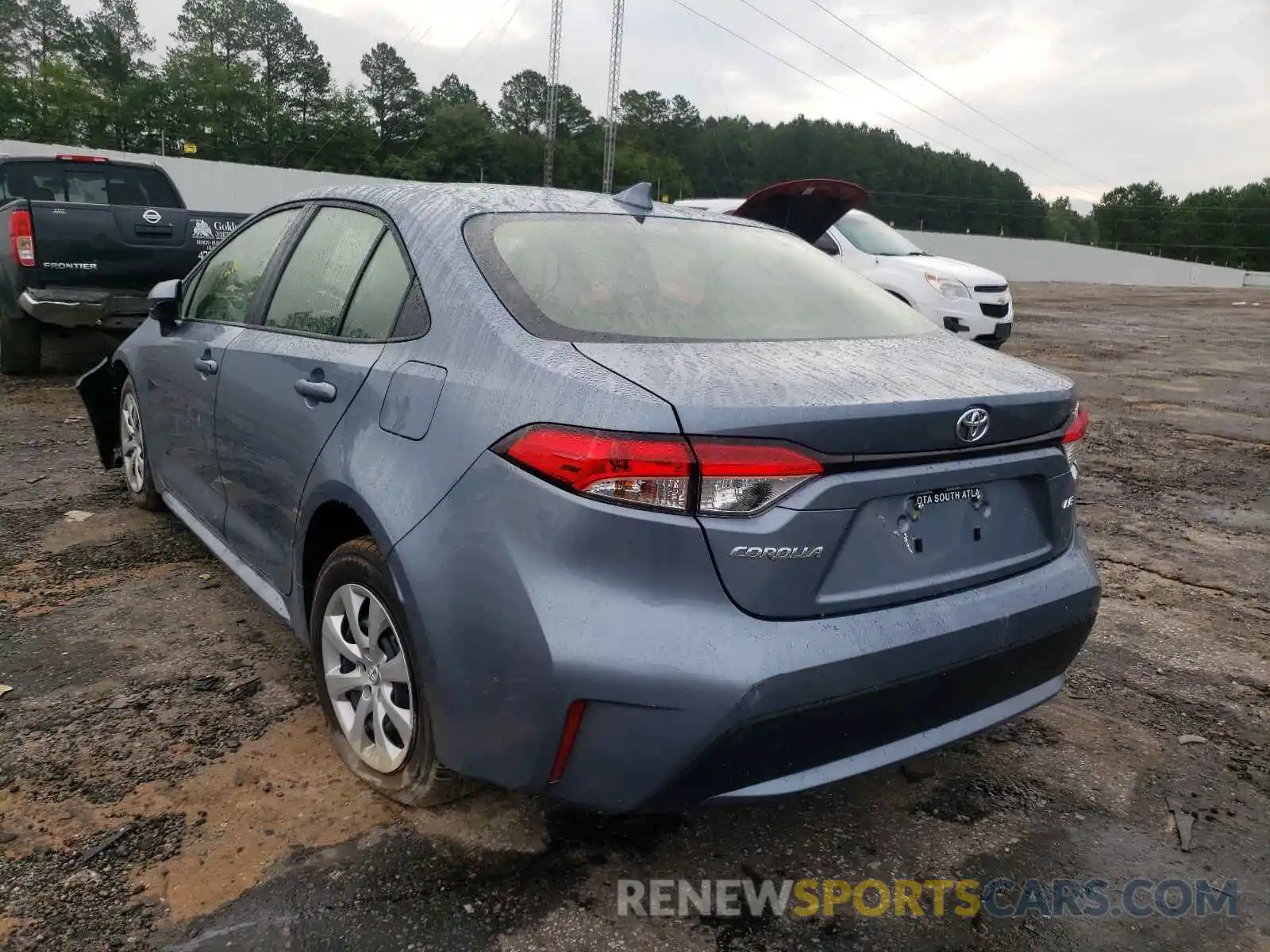 3 Photograph of a damaged car JTDEPMAE8MJ186308 TOYOTA COROLLA 2021