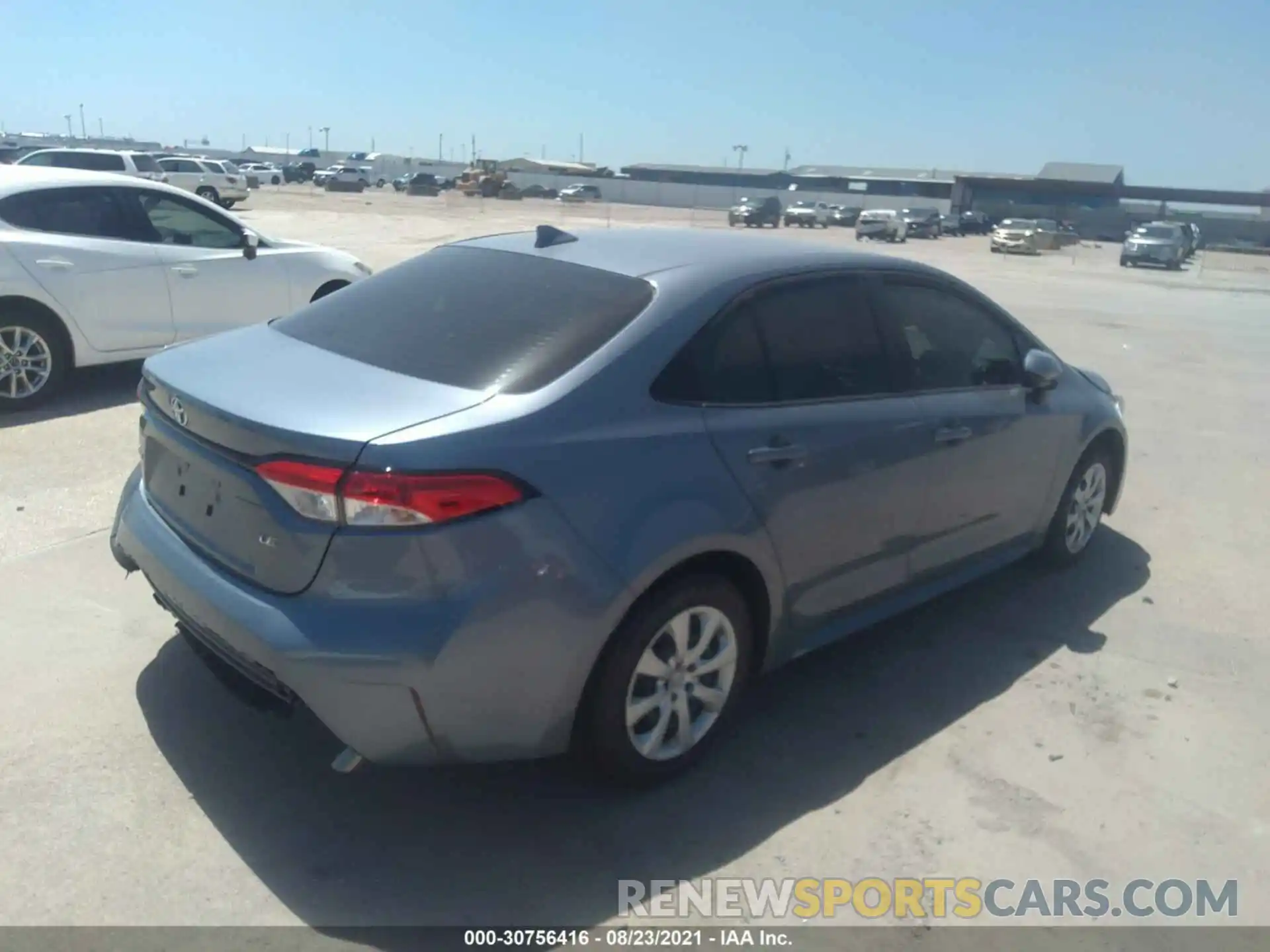 4 Photograph of a damaged car JTDEPMAE8MJ187653 TOYOTA COROLLA 2021