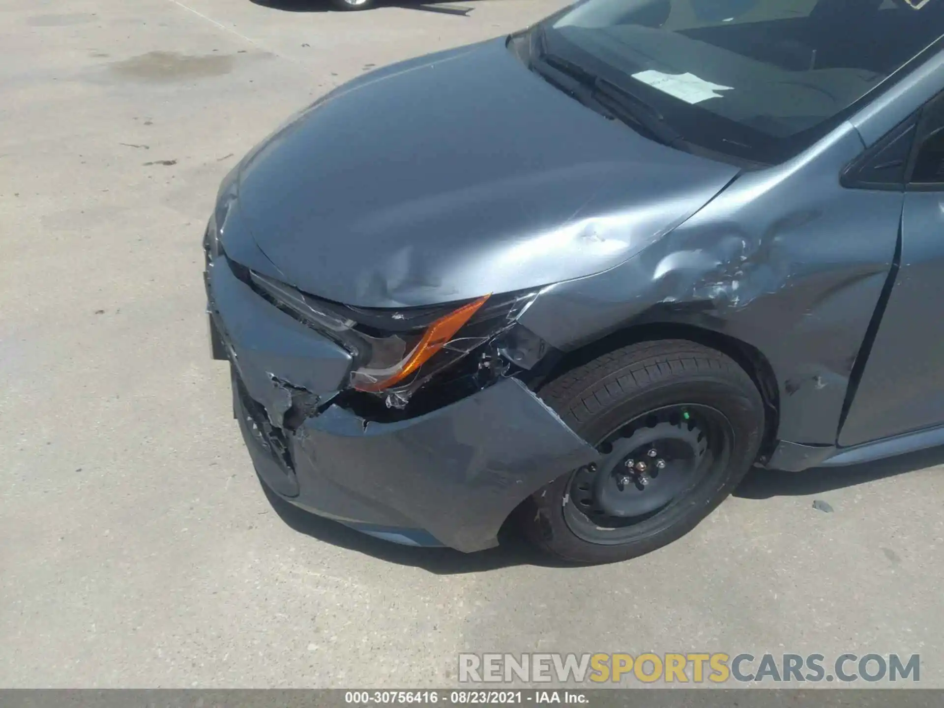 6 Photograph of a damaged car JTDEPMAE8MJ187653 TOYOTA COROLLA 2021