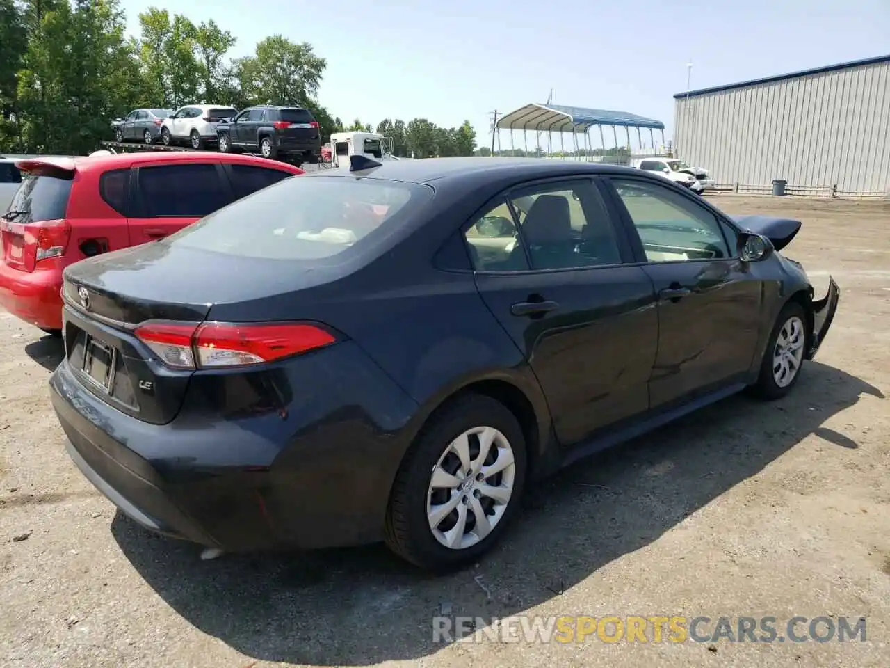 4 Photograph of a damaged car JTDEPMAE8MJ188415 TOYOTA COROLLA 2021