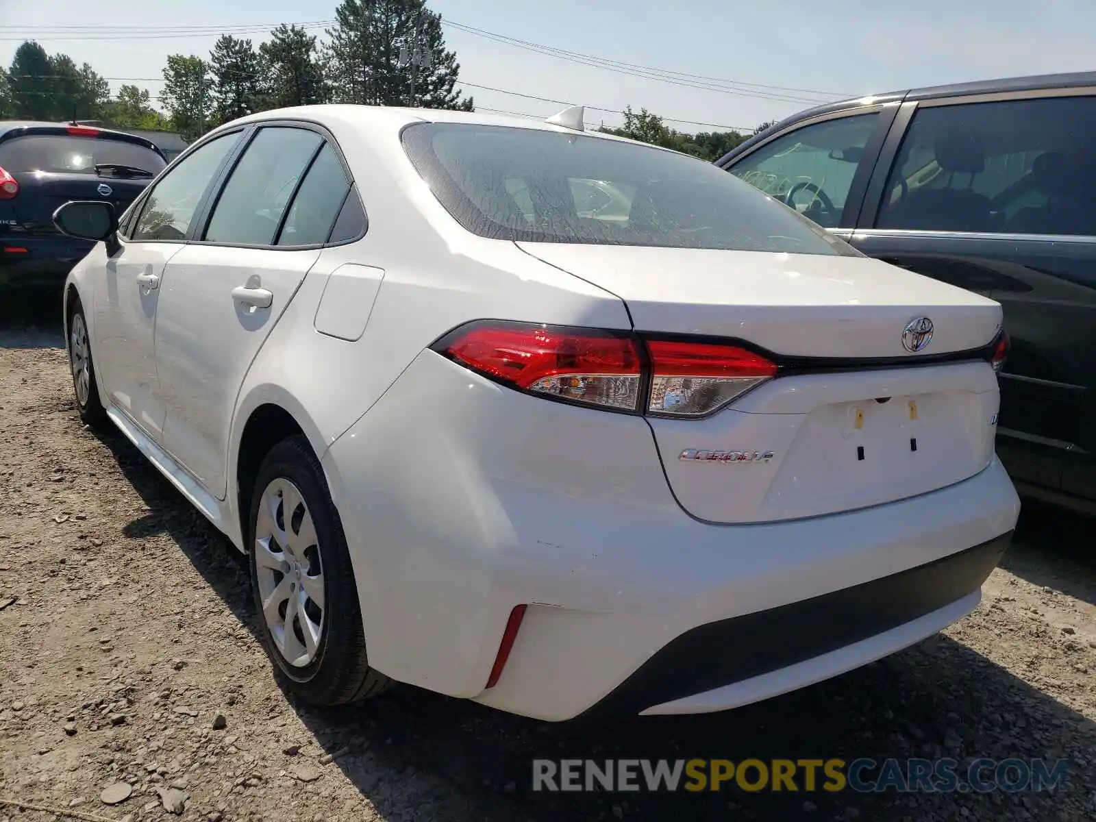 3 Photograph of a damaged car JTDEPMAE8MJ188964 TOYOTA COROLLA 2021