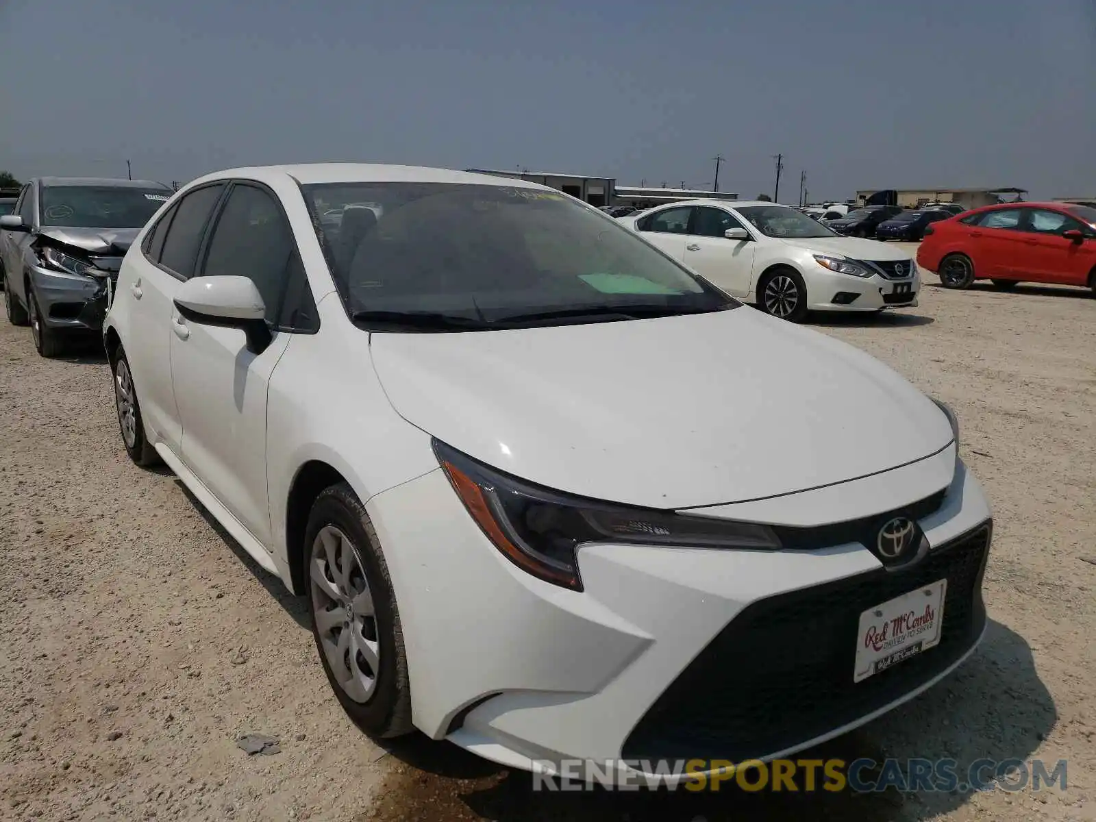 1 Photograph of a damaged car JTDEPMAE8MJ189032 TOYOTA COROLLA 2021