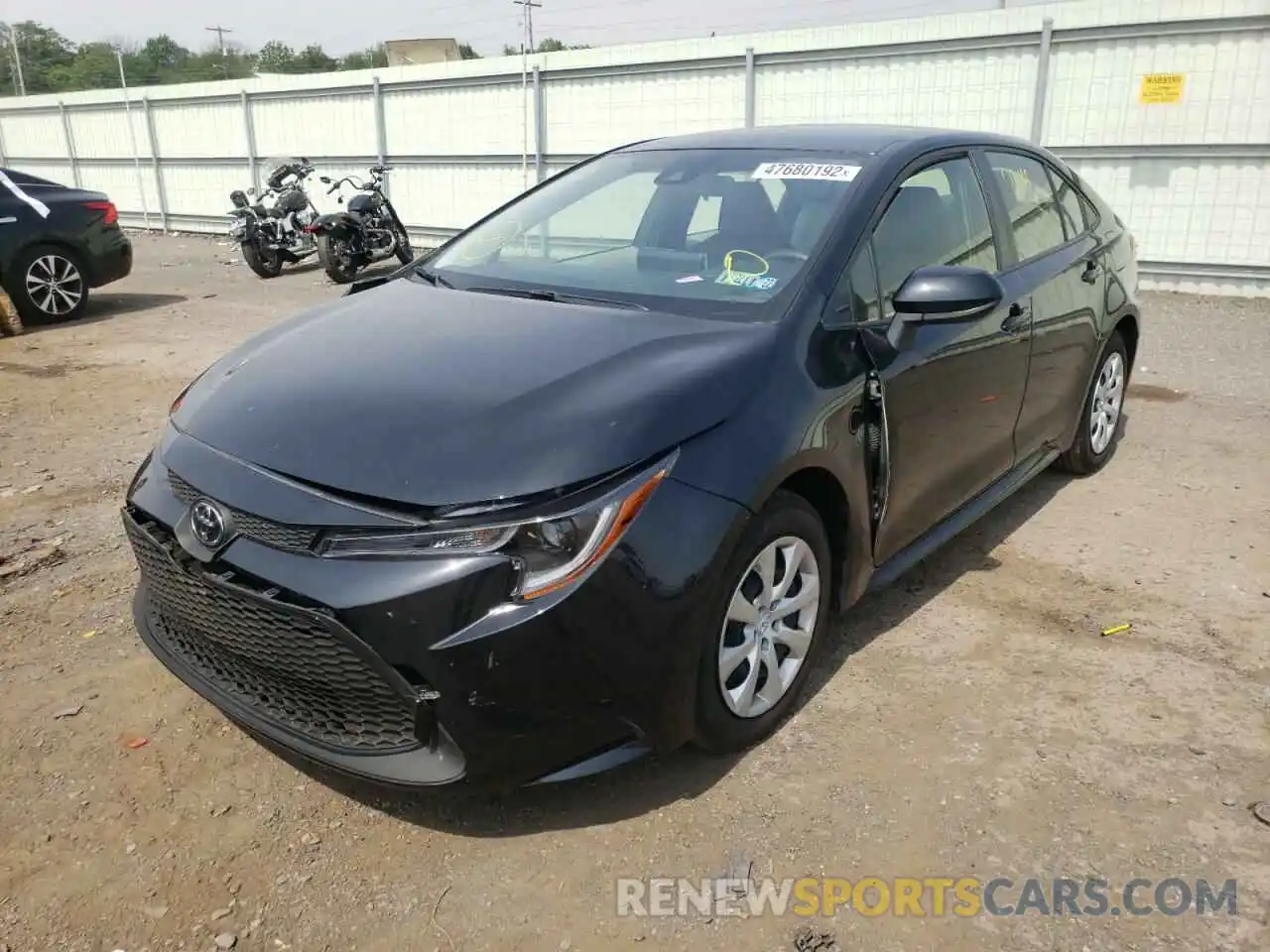 2 Photograph of a damaged car JTDEPMAE8MJ189354 TOYOTA COROLLA 2021