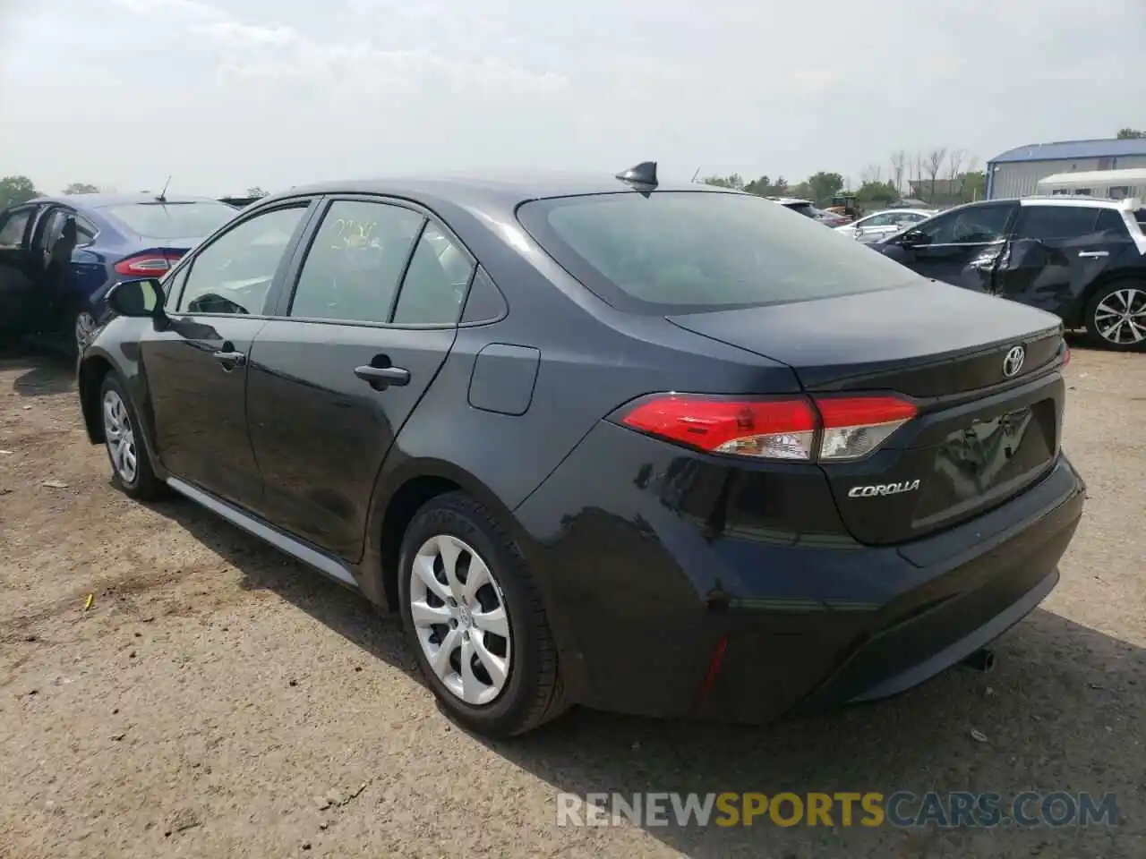 3 Photograph of a damaged car JTDEPMAE8MJ189354 TOYOTA COROLLA 2021