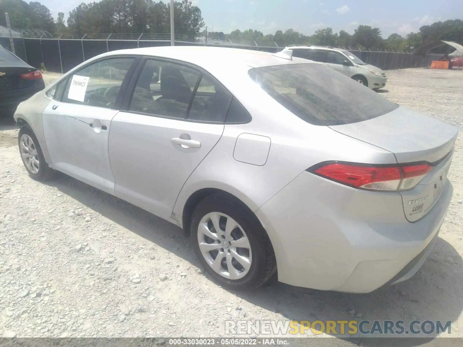 3 Photograph of a damaged car JTDEPMAE8MJ189614 TOYOTA COROLLA 2021