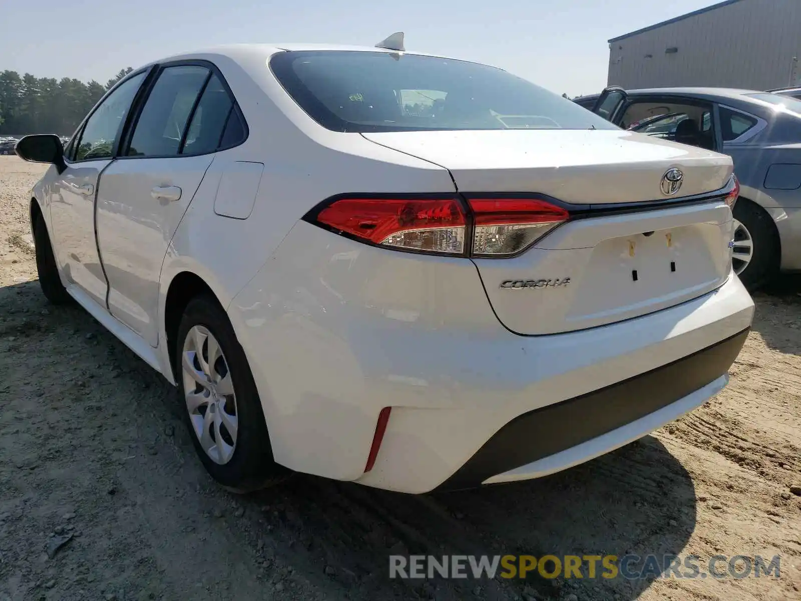 3 Photograph of a damaged car JTDEPMAE8MJ190018 TOYOTA COROLLA 2021