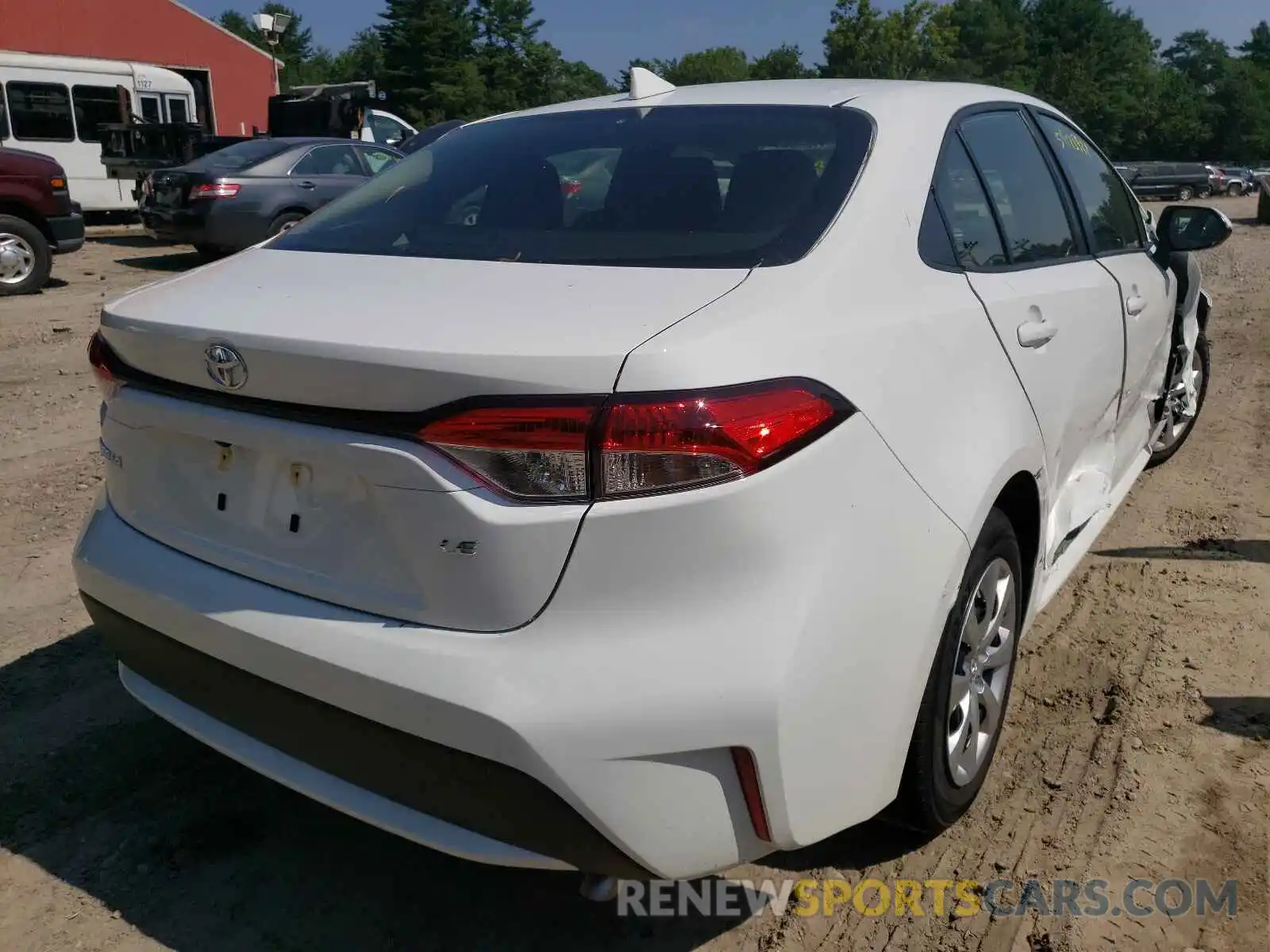 4 Photograph of a damaged car JTDEPMAE8MJ190018 TOYOTA COROLLA 2021