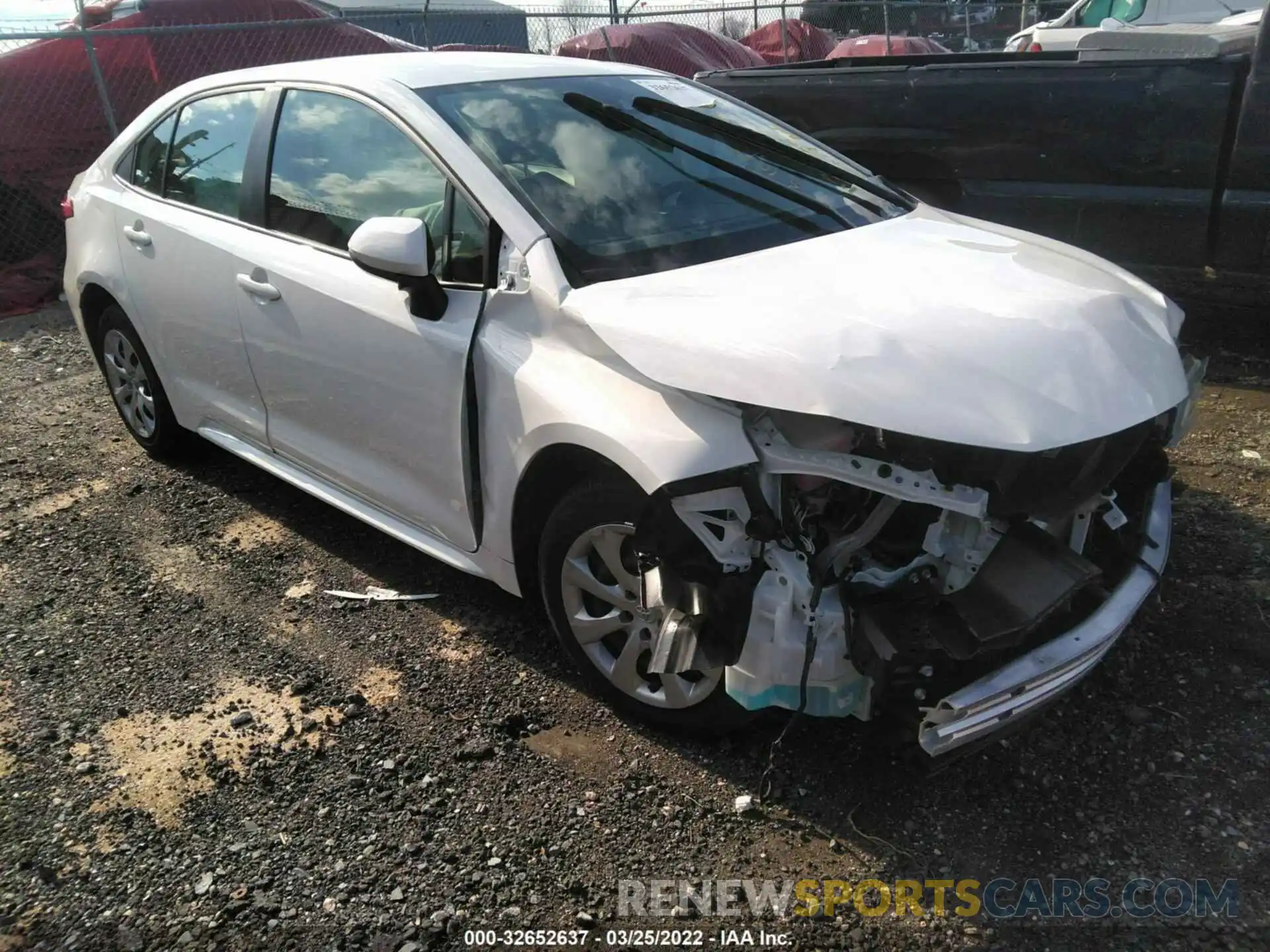 1 Photograph of a damaged car JTDEPMAE9MJ117269 TOYOTA COROLLA 2021