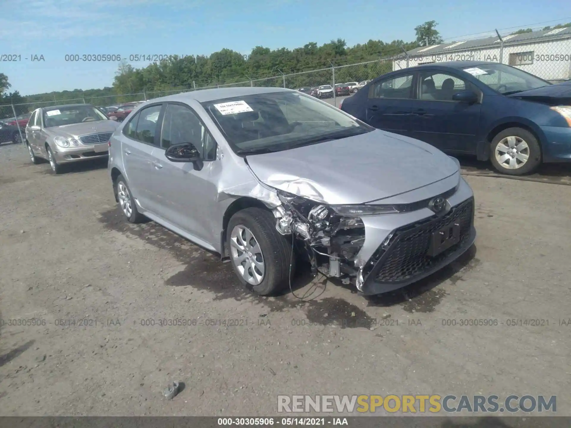 6 Photograph of a damaged car JTDEPMAE9MJ117370 TOYOTA COROLLA 2021