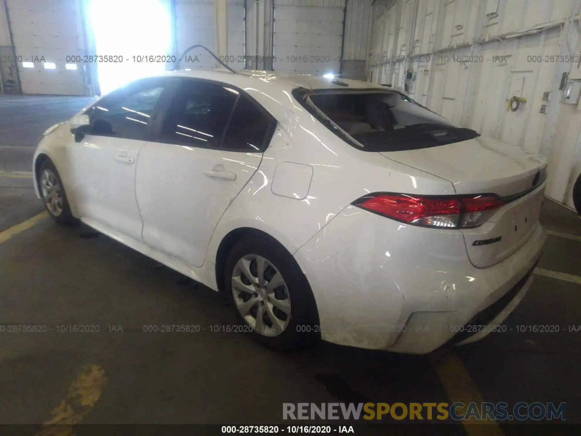 3 Photograph of a damaged car JTDEPMAE9MJ117417 TOYOTA COROLLA 2021