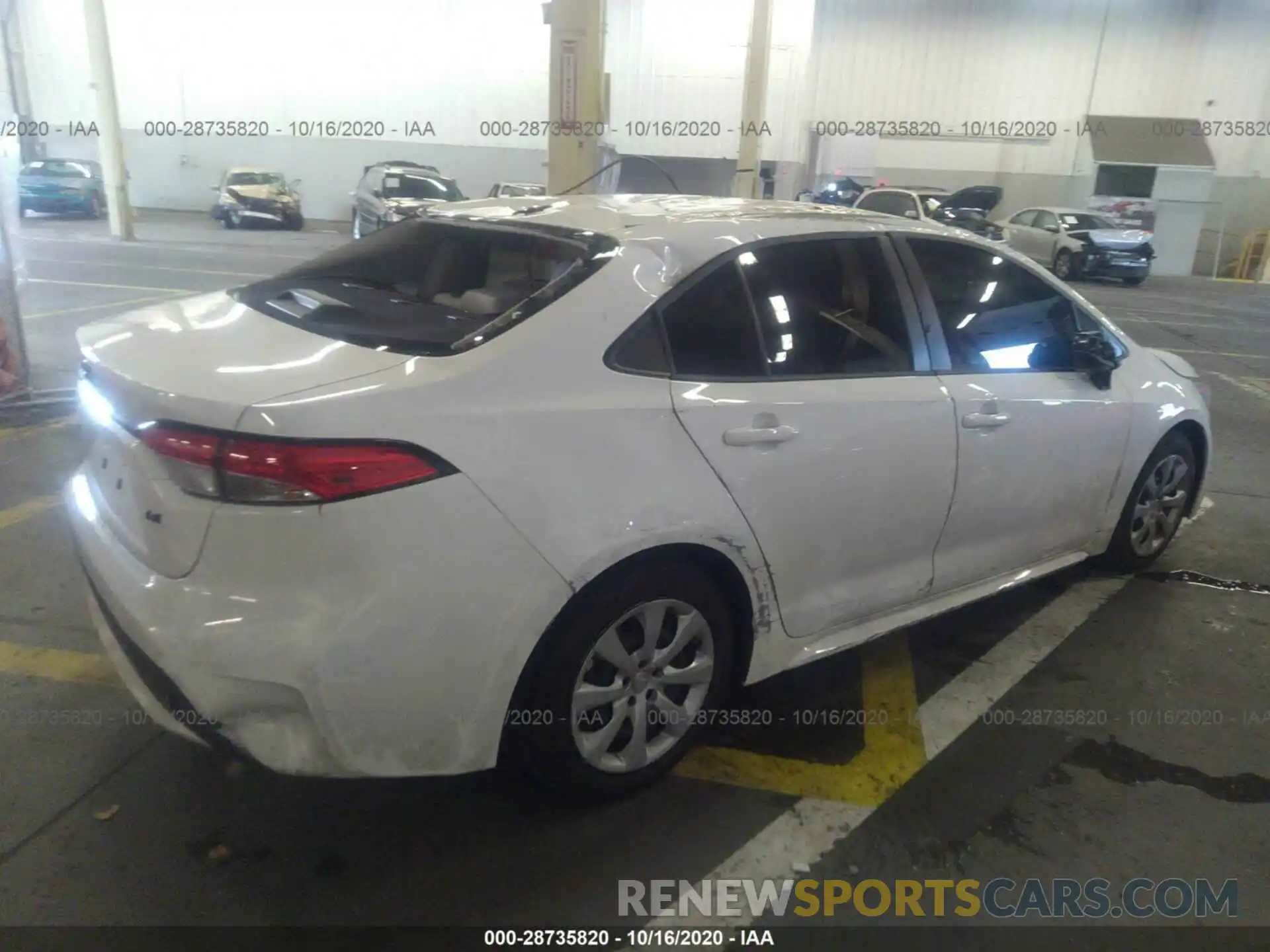 4 Photograph of a damaged car JTDEPMAE9MJ117417 TOYOTA COROLLA 2021