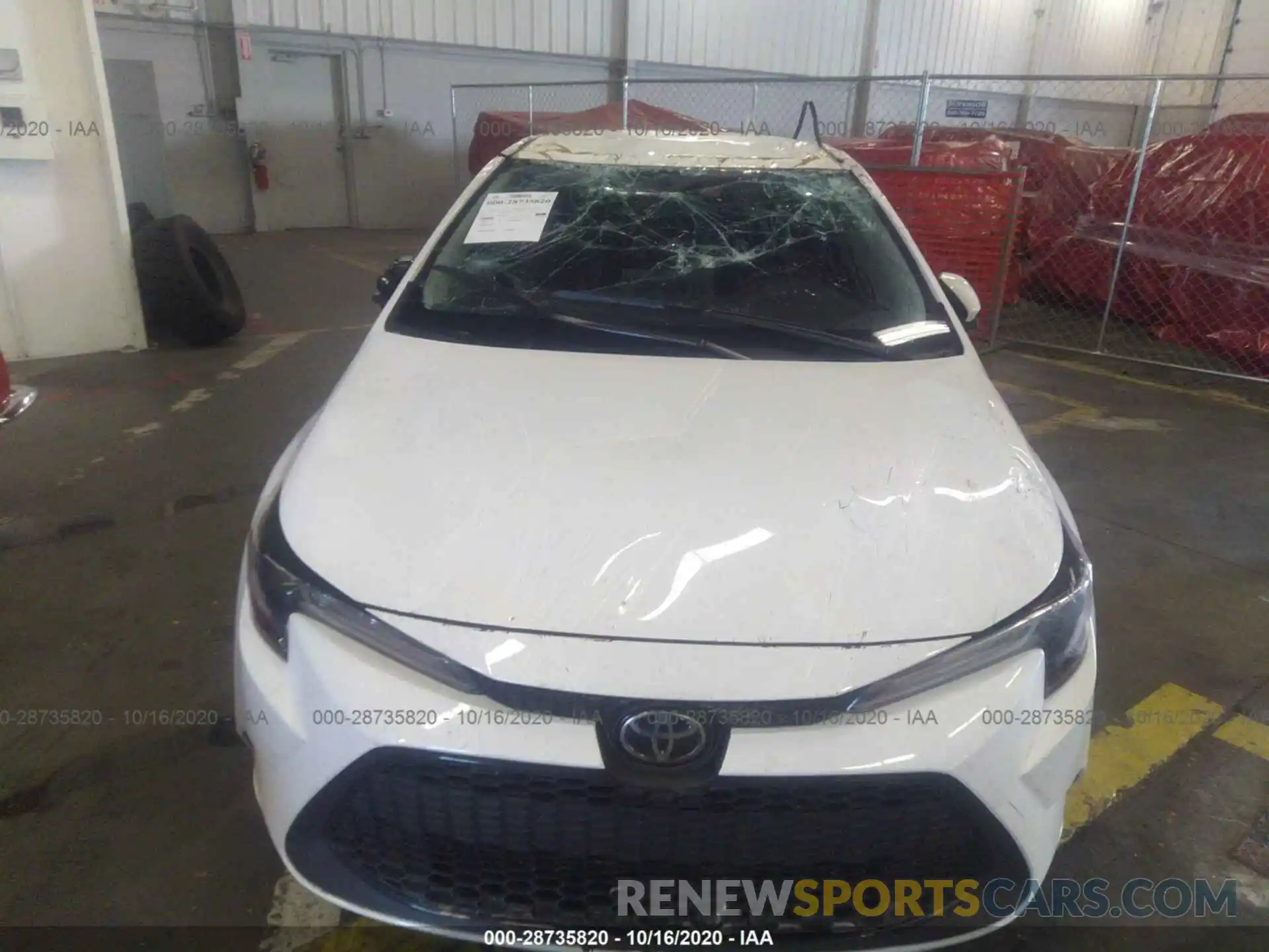 6 Photograph of a damaged car JTDEPMAE9MJ117417 TOYOTA COROLLA 2021