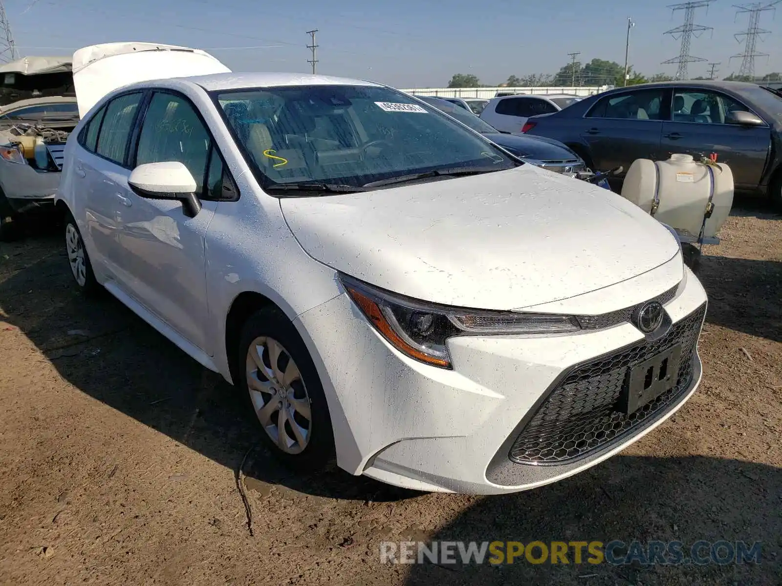 1 Photograph of a damaged car JTDEPMAE9MJ117515 TOYOTA COROLLA 2021