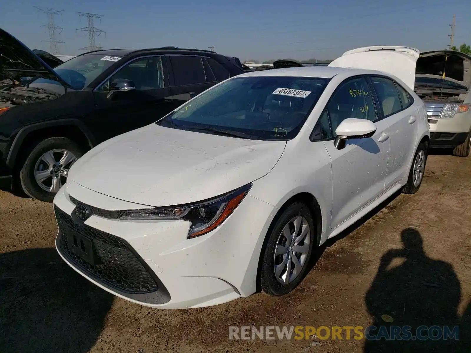 2 Photograph of a damaged car JTDEPMAE9MJ117515 TOYOTA COROLLA 2021