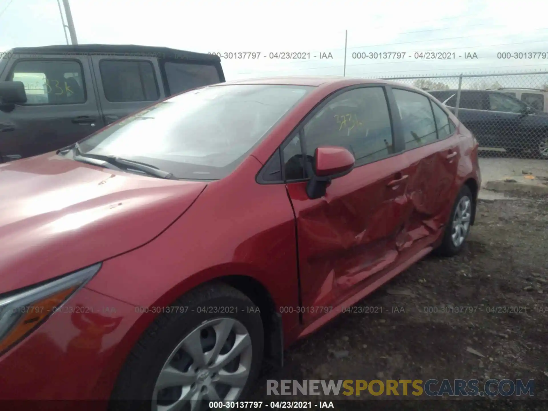 6 Photograph of a damaged car JTDEPMAE9MJ117921 TOYOTA COROLLA 2021