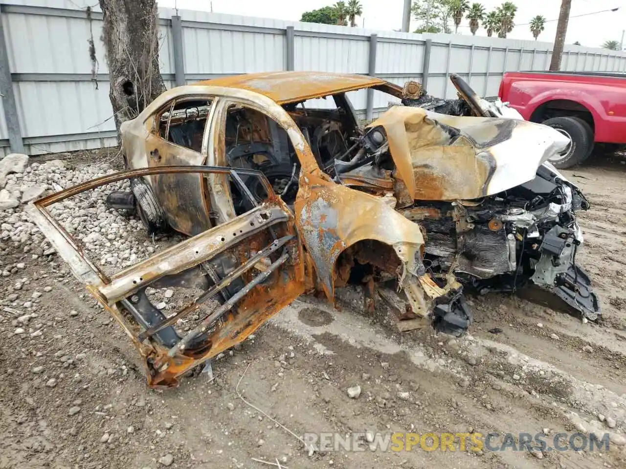 1 Photograph of a damaged car JTDEPMAE9MJ118342 TOYOTA COROLLA 2021