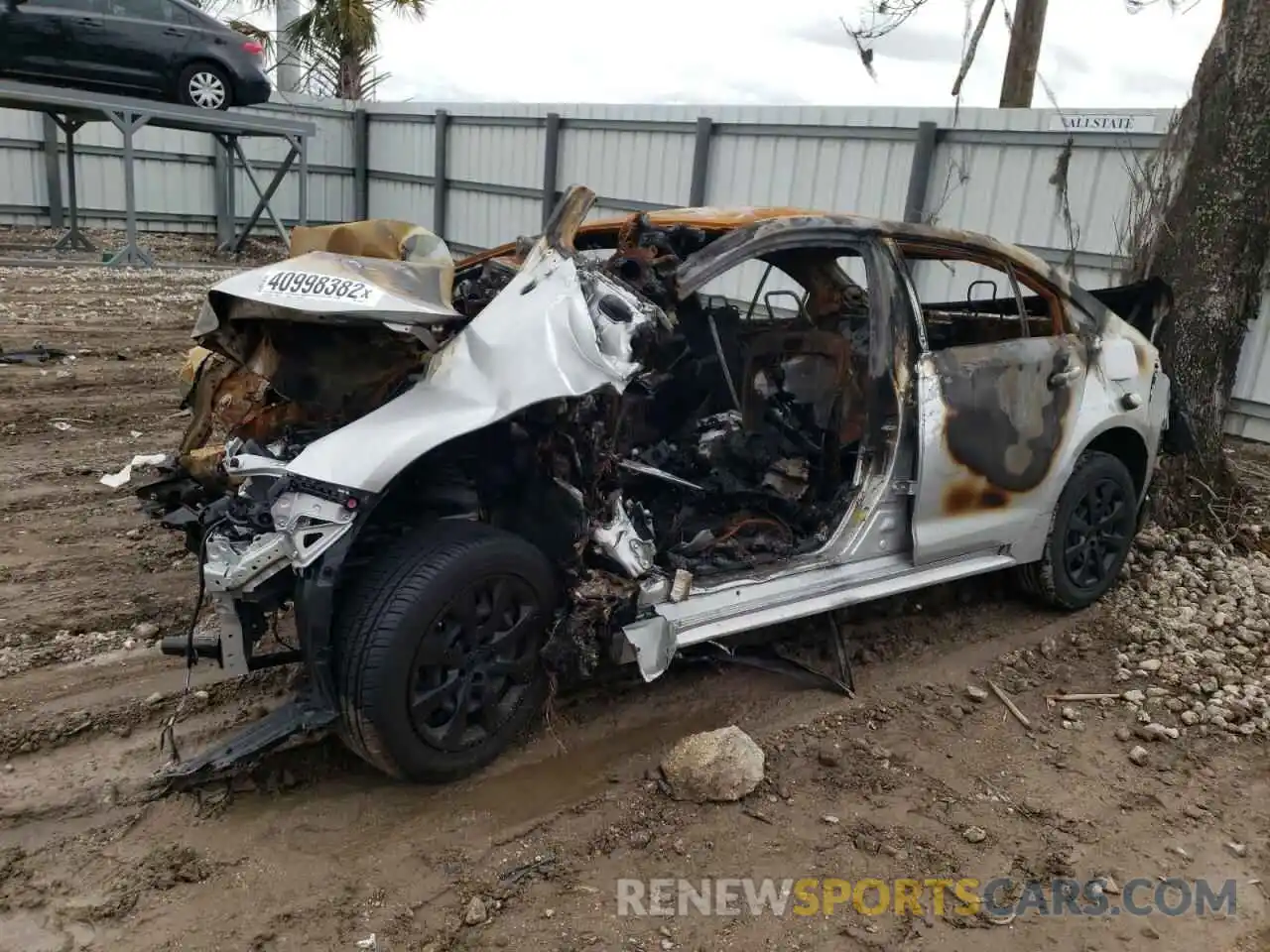 2 Photograph of a damaged car JTDEPMAE9MJ118342 TOYOTA COROLLA 2021