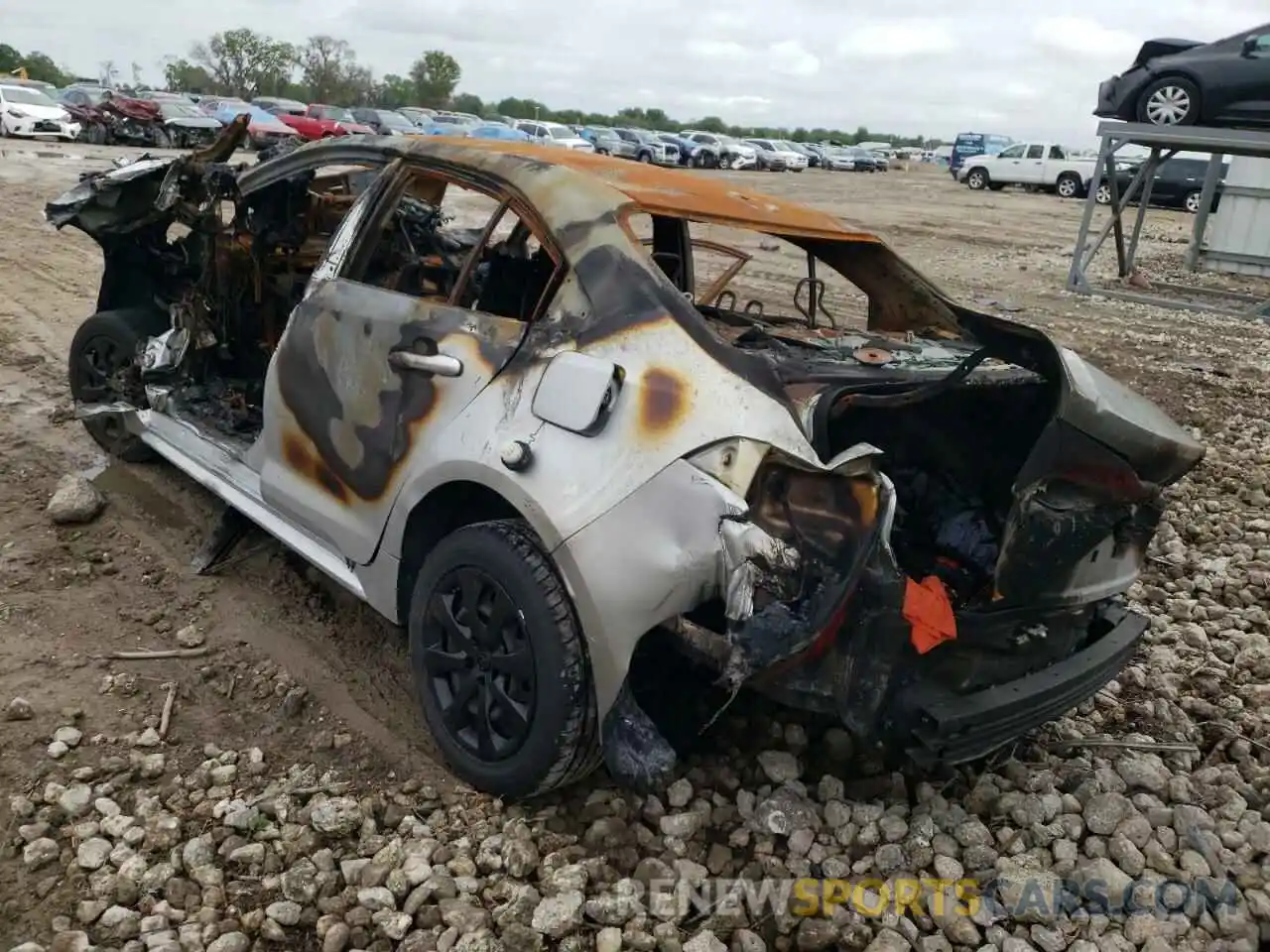 3 Photograph of a damaged car JTDEPMAE9MJ118342 TOYOTA COROLLA 2021