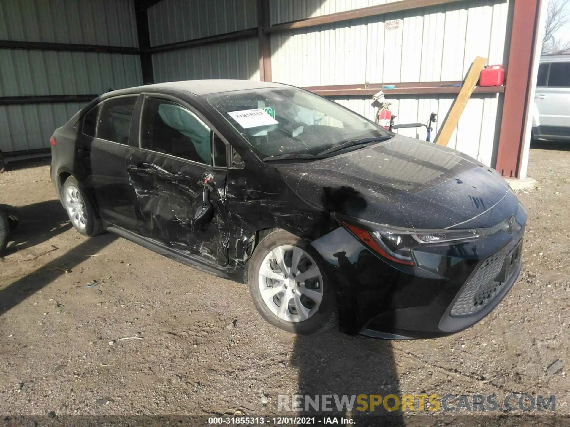 1 Photograph of a damaged car JTDEPMAE9MJ118373 TOYOTA COROLLA 2021