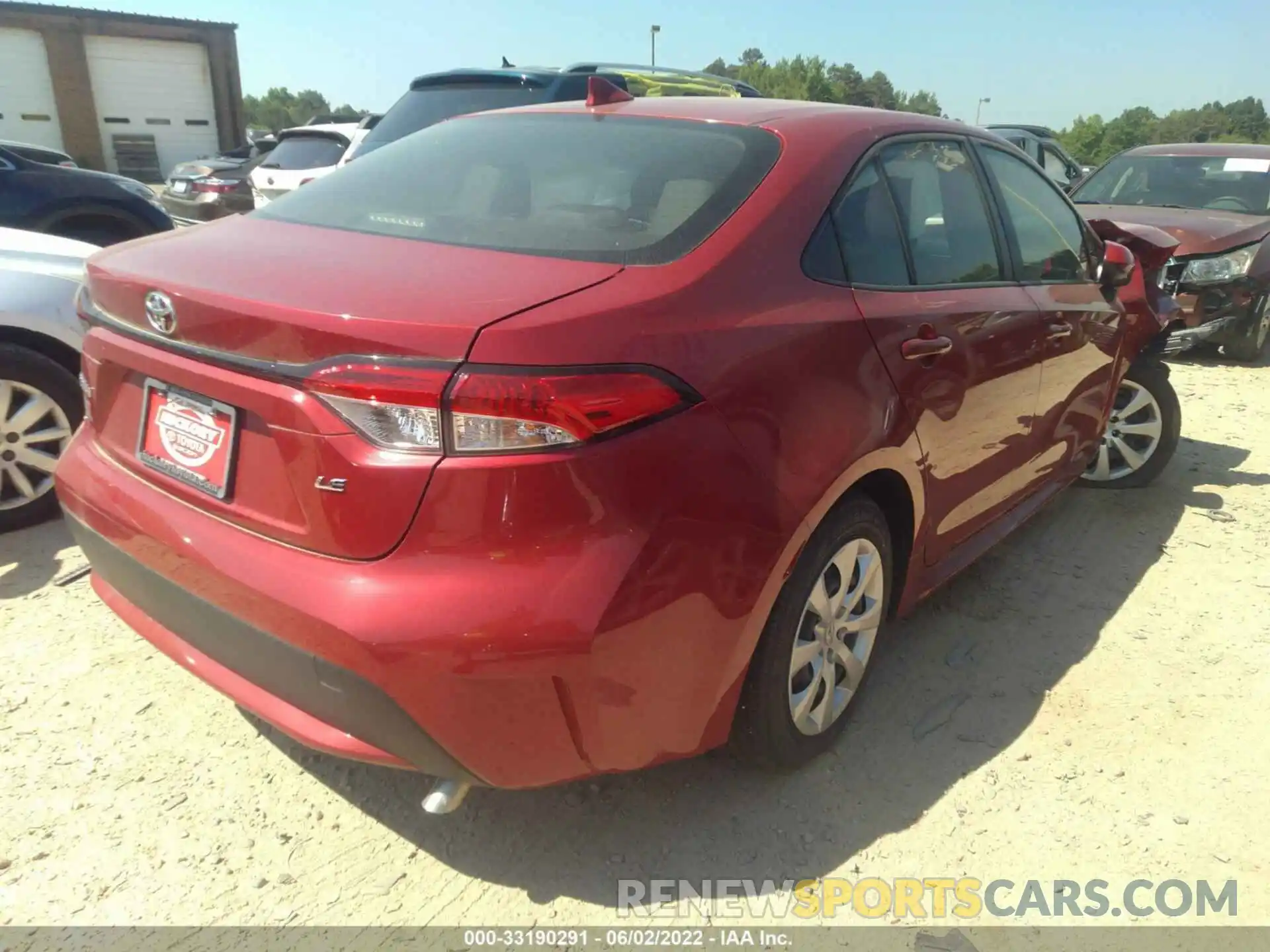 4 Photograph of a damaged car JTDEPMAE9MJ118812 TOYOTA COROLLA 2021