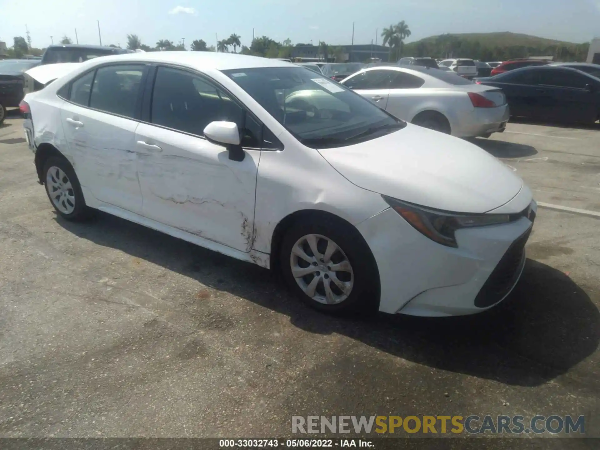 1 Photograph of a damaged car JTDEPMAE9MJ118860 TOYOTA COROLLA 2021