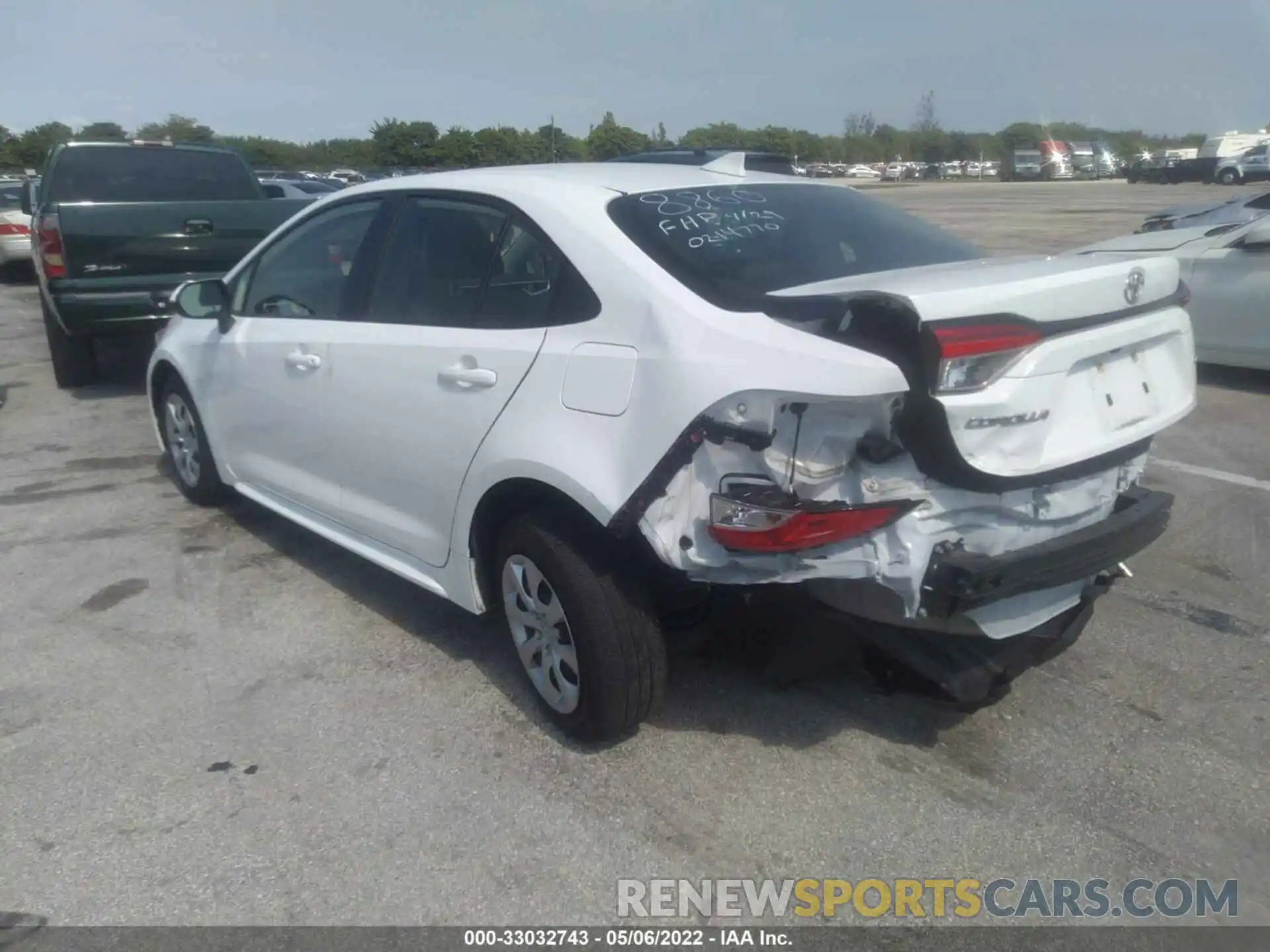 3 Photograph of a damaged car JTDEPMAE9MJ118860 TOYOTA COROLLA 2021