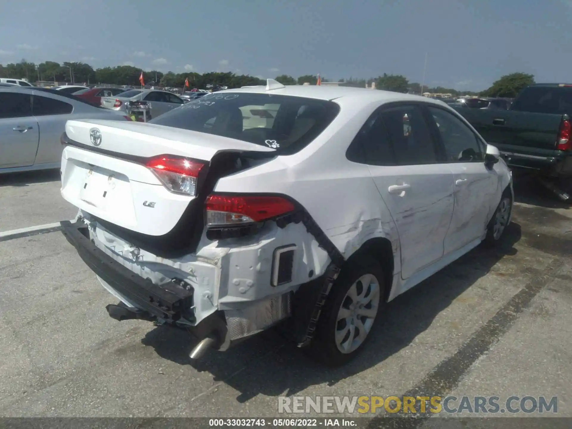 6 Photograph of a damaged car JTDEPMAE9MJ118860 TOYOTA COROLLA 2021