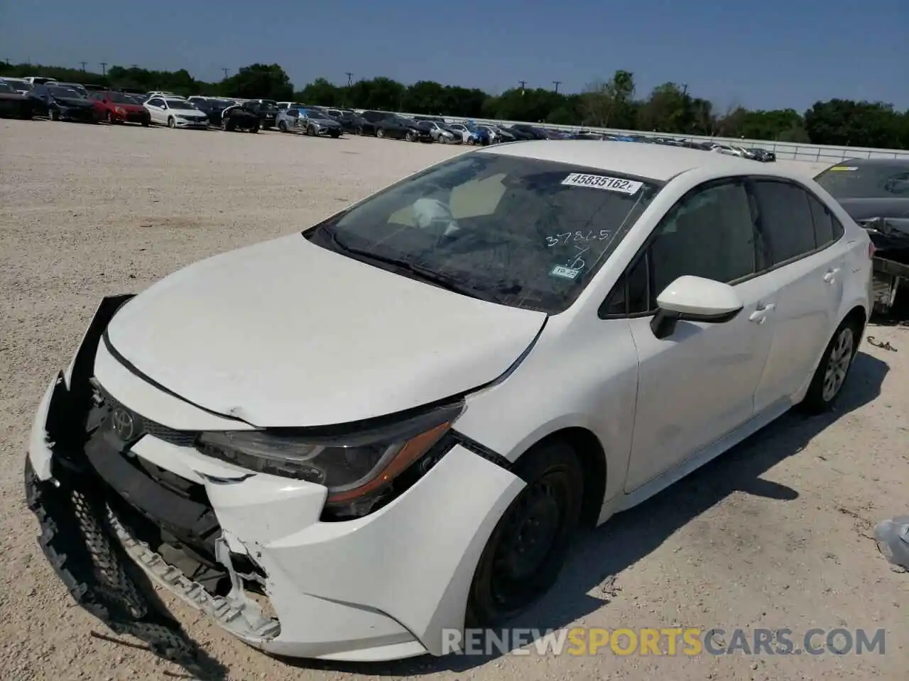 2 Photograph of a damaged car JTDEPMAE9MJ119099 TOYOTA COROLLA 2021