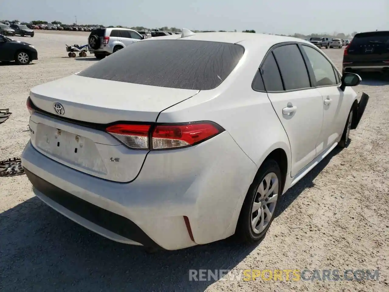 4 Photograph of a damaged car JTDEPMAE9MJ119099 TOYOTA COROLLA 2021