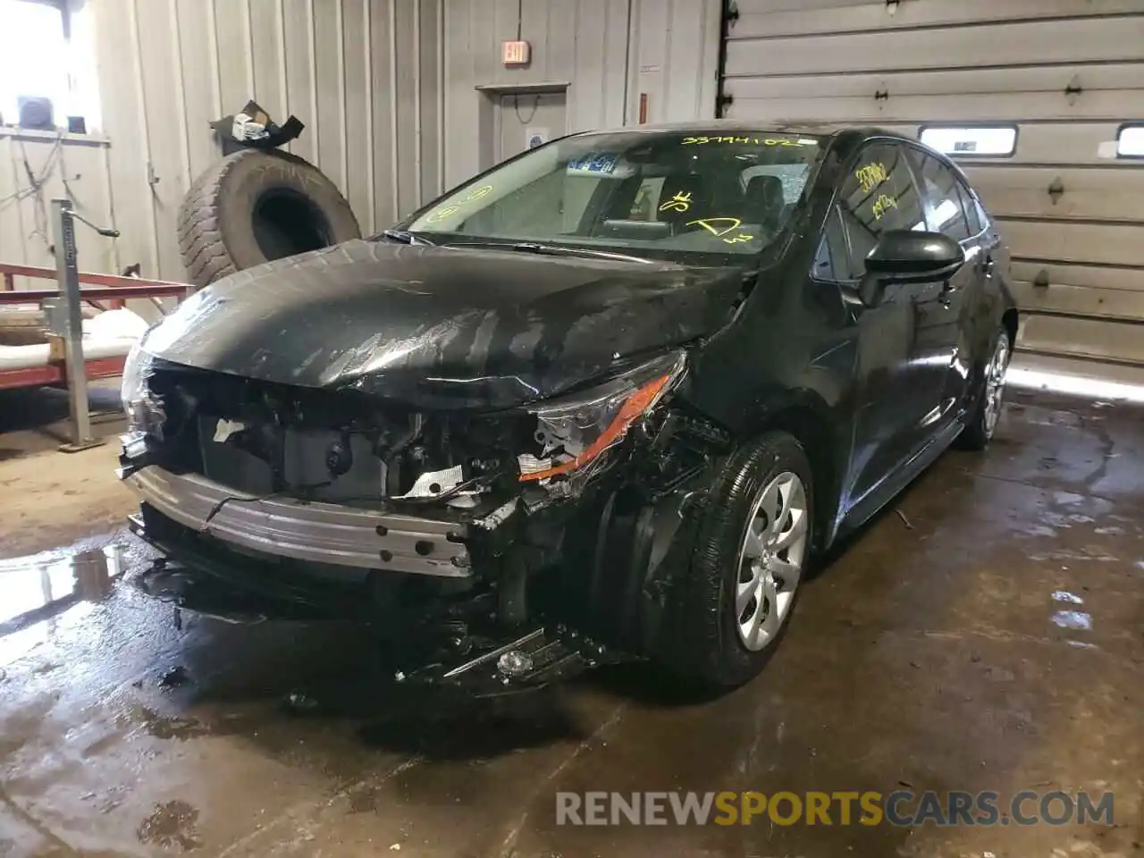 2 Photograph of a damaged car JTDEPMAE9MJ119698 TOYOTA COROLLA 2021