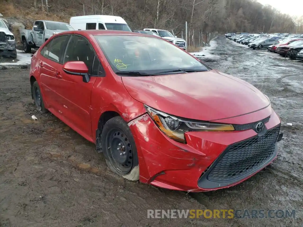 1 Photograph of a damaged car JTDEPMAE9MJ120205 TOYOTA COROLLA 2021