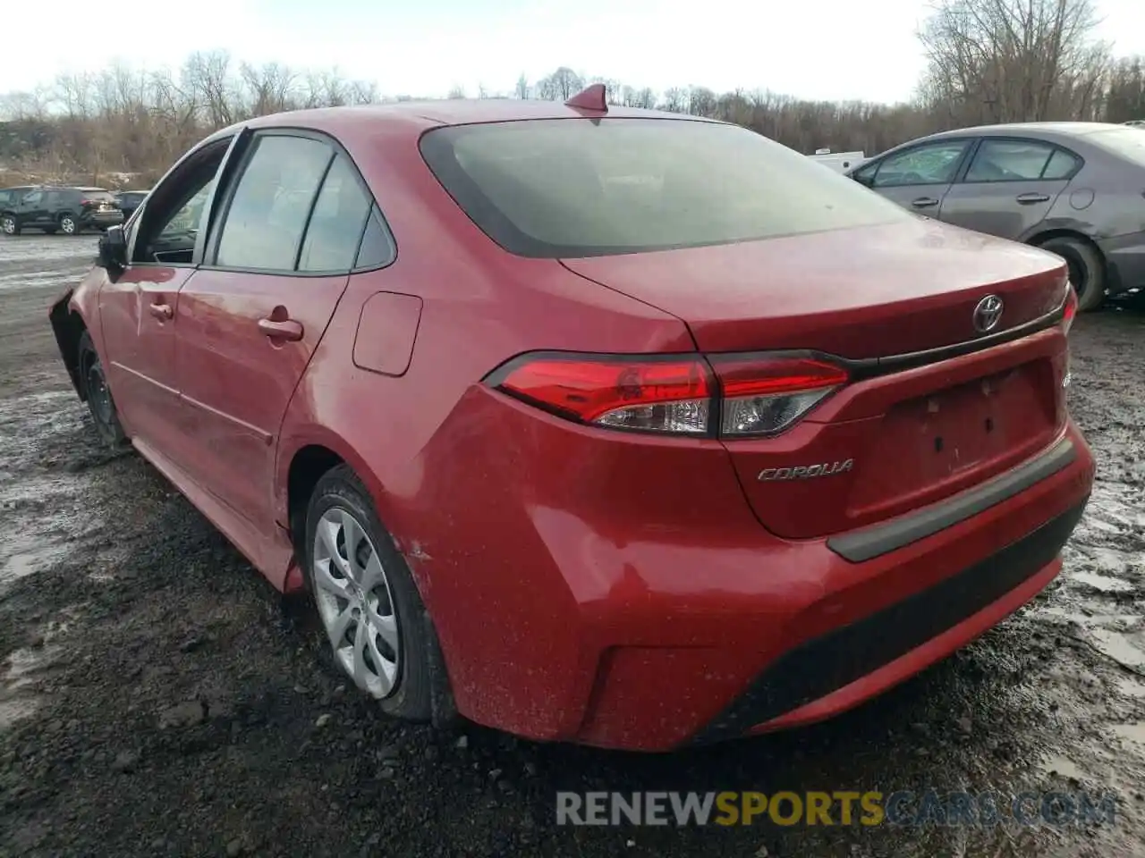 3 Photograph of a damaged car JTDEPMAE9MJ120205 TOYOTA COROLLA 2021