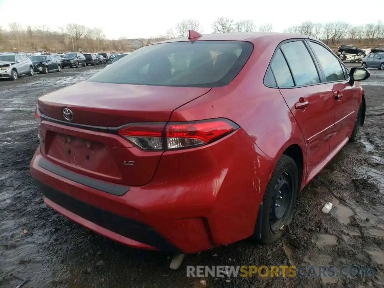 4 Photograph of a damaged car JTDEPMAE9MJ120205 TOYOTA COROLLA 2021