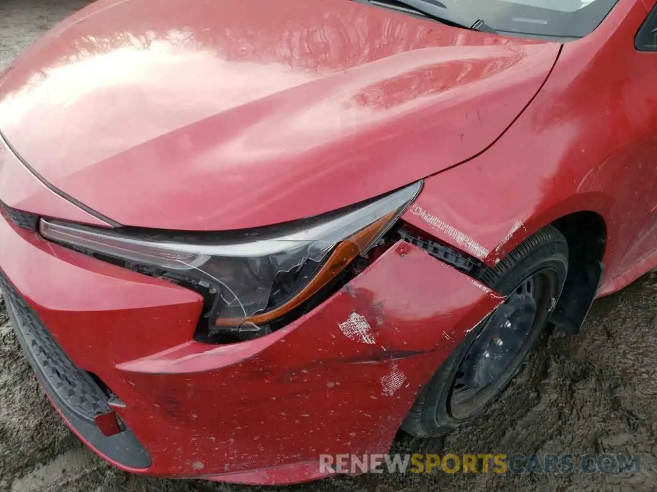 9 Photograph of a damaged car JTDEPMAE9MJ120205 TOYOTA COROLLA 2021