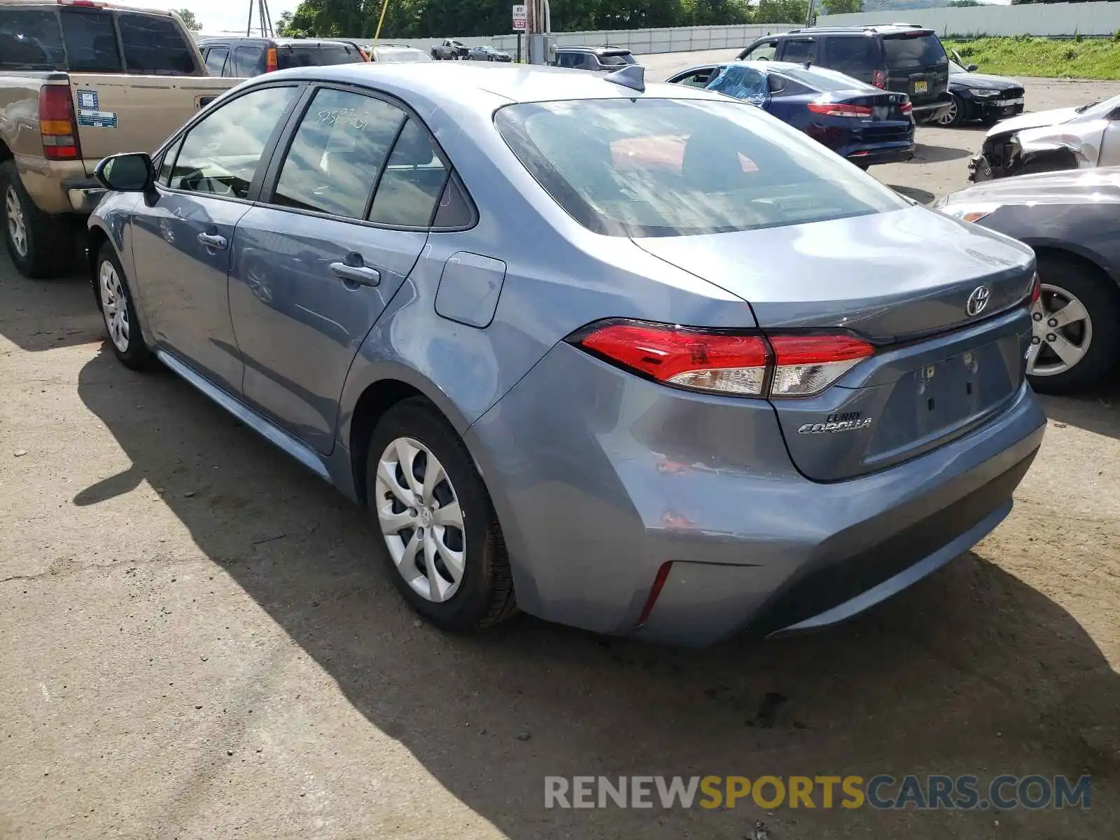 3 Photograph of a damaged car JTDEPMAE9MJ120463 TOYOTA COROLLA 2021