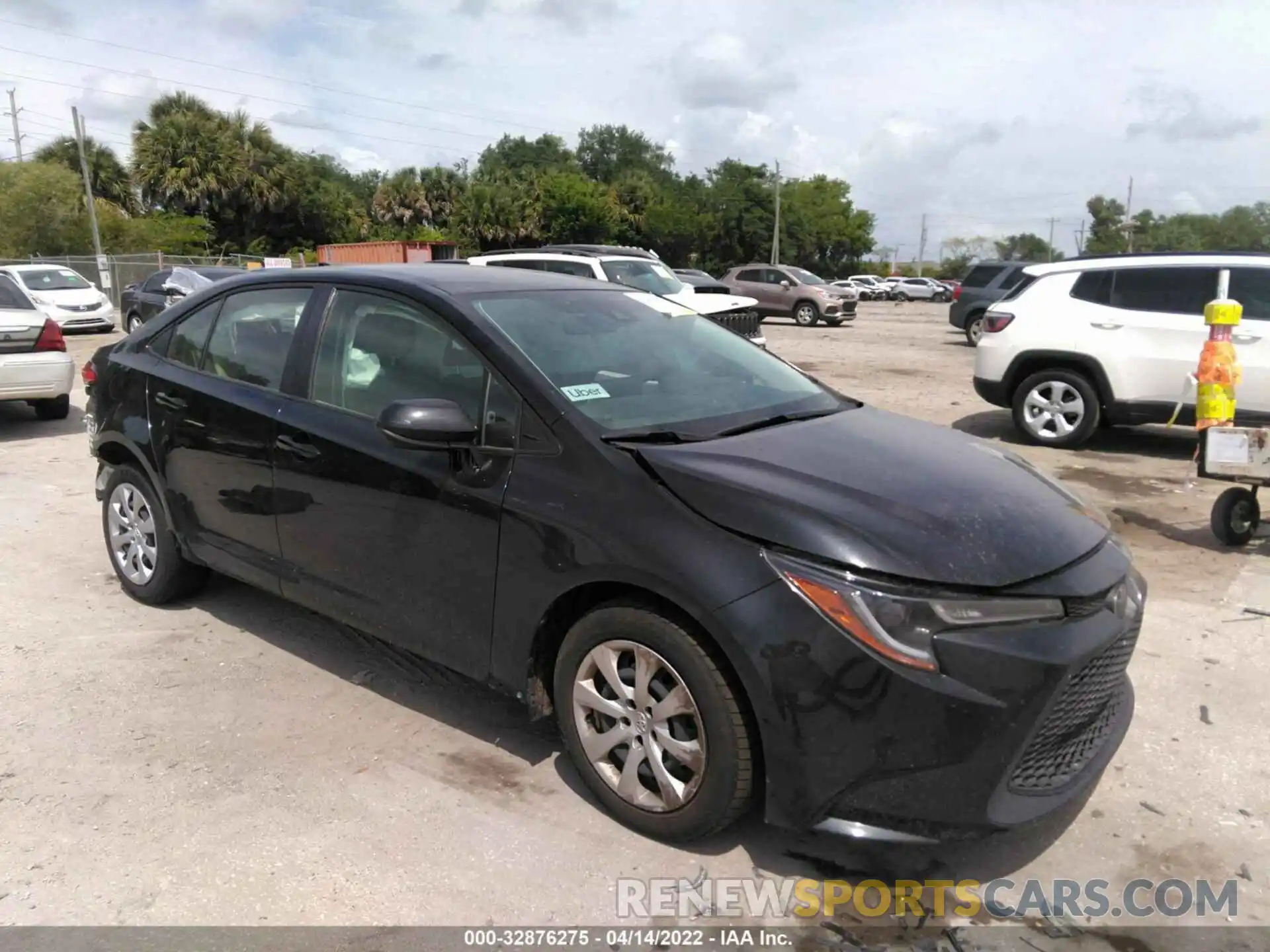 1 Photograph of a damaged car JTDEPMAE9MJ121449 TOYOTA COROLLA 2021