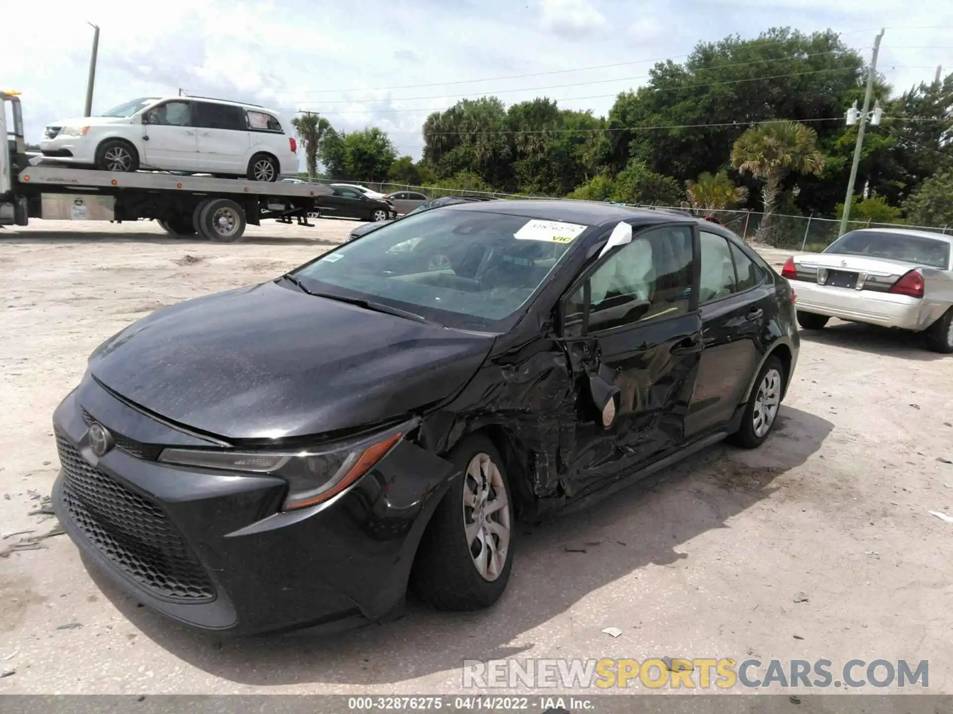 2 Photograph of a damaged car JTDEPMAE9MJ121449 TOYOTA COROLLA 2021