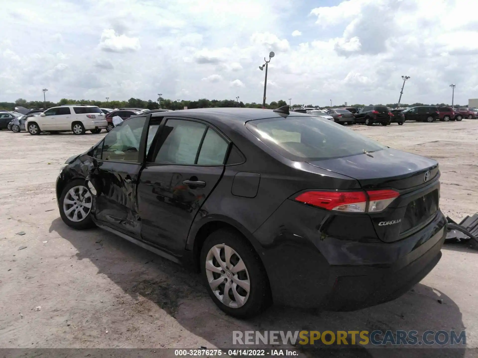 3 Photograph of a damaged car JTDEPMAE9MJ121449 TOYOTA COROLLA 2021