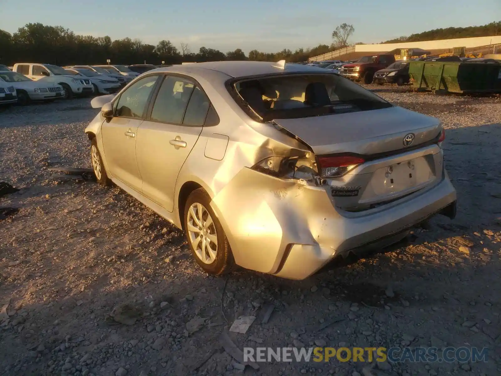 3 Photograph of a damaged car JTDEPMAE9MJ124559 TOYOTA COROLLA 2021