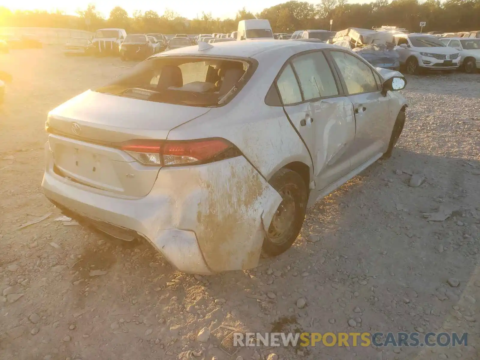 4 Photograph of a damaged car JTDEPMAE9MJ124559 TOYOTA COROLLA 2021