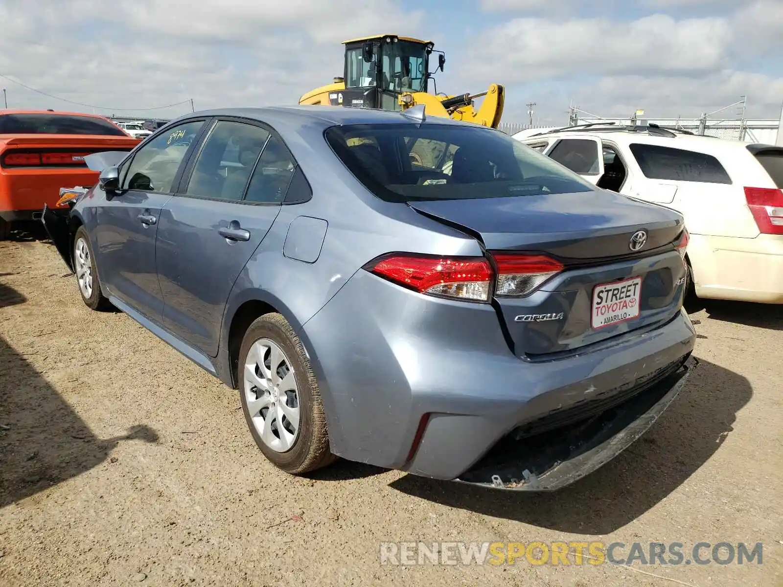 3 Photograph of a damaged car JTDEPMAE9MJ124898 TOYOTA COROLLA 2021