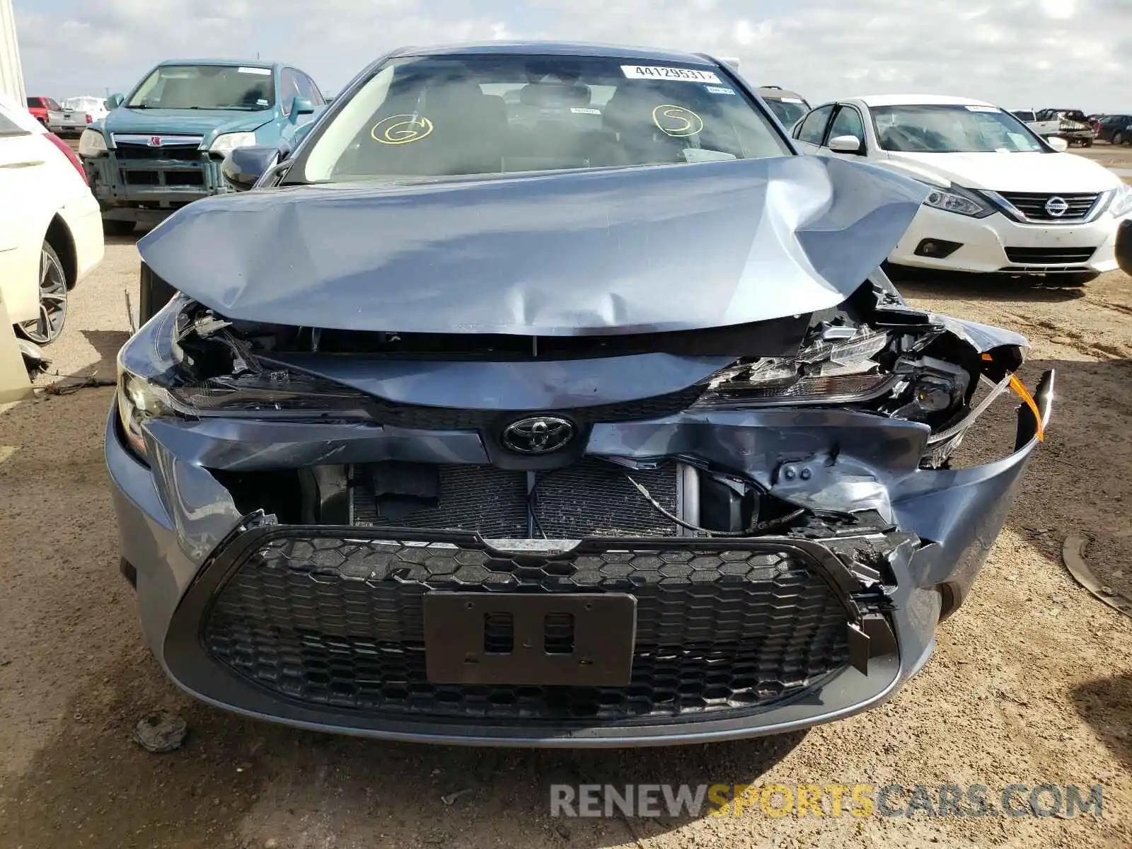 9 Photograph of a damaged car JTDEPMAE9MJ124898 TOYOTA COROLLA 2021