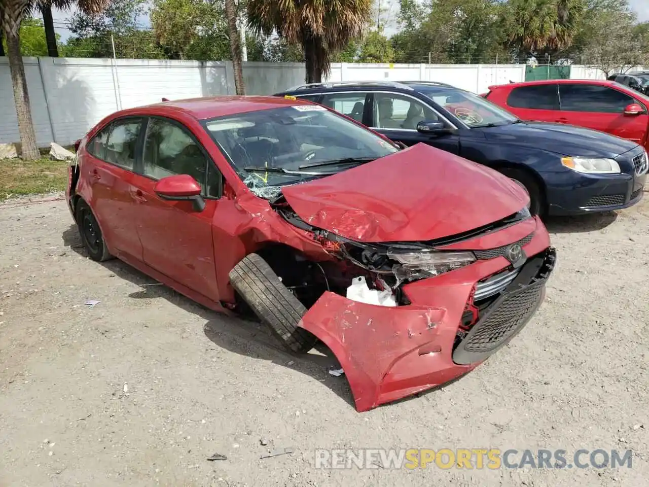 1 Photograph of a damaged car JTDEPMAE9MJ125209 TOYOTA COROLLA 2021