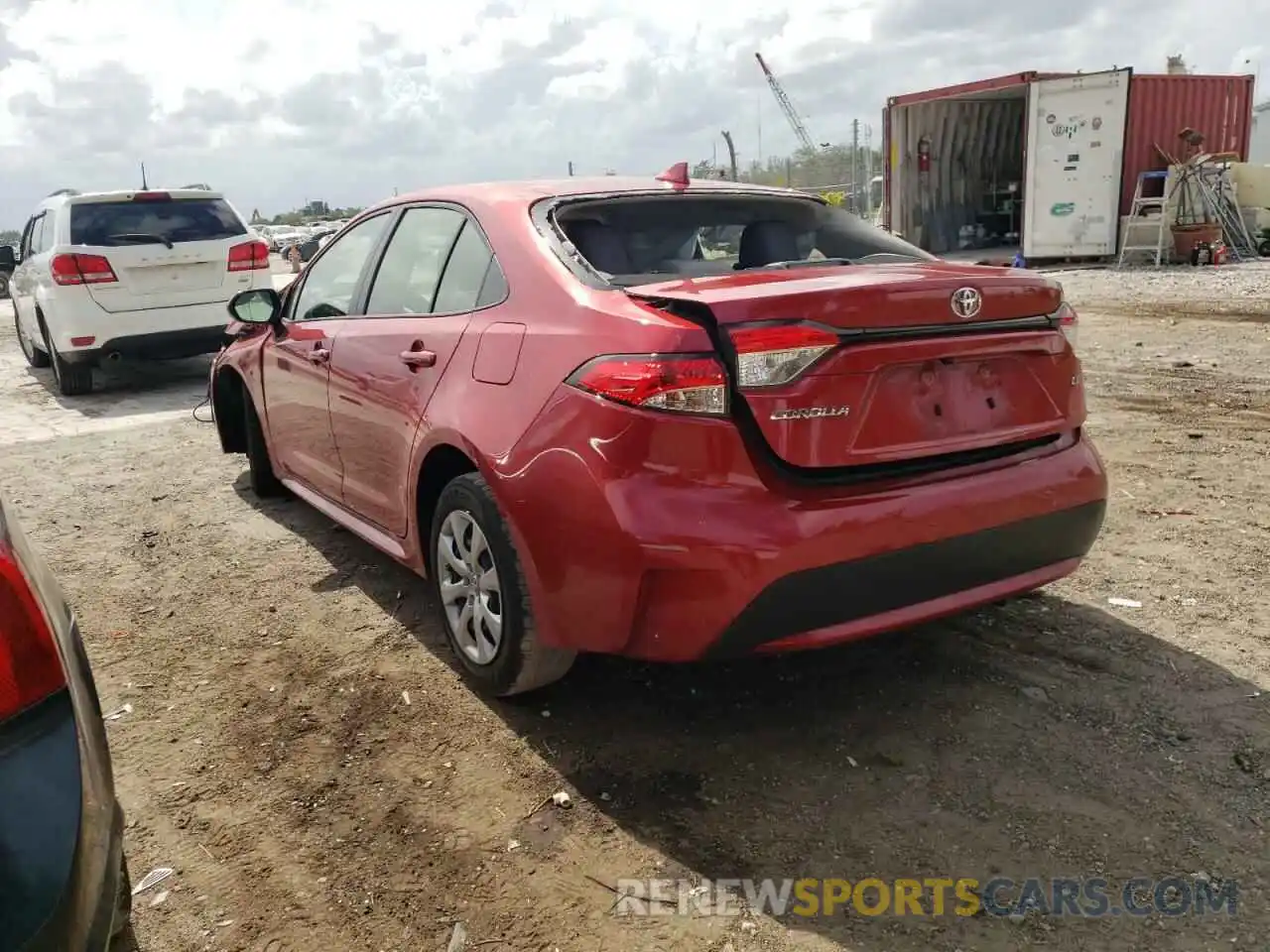 3 Photograph of a damaged car JTDEPMAE9MJ125209 TOYOTA COROLLA 2021